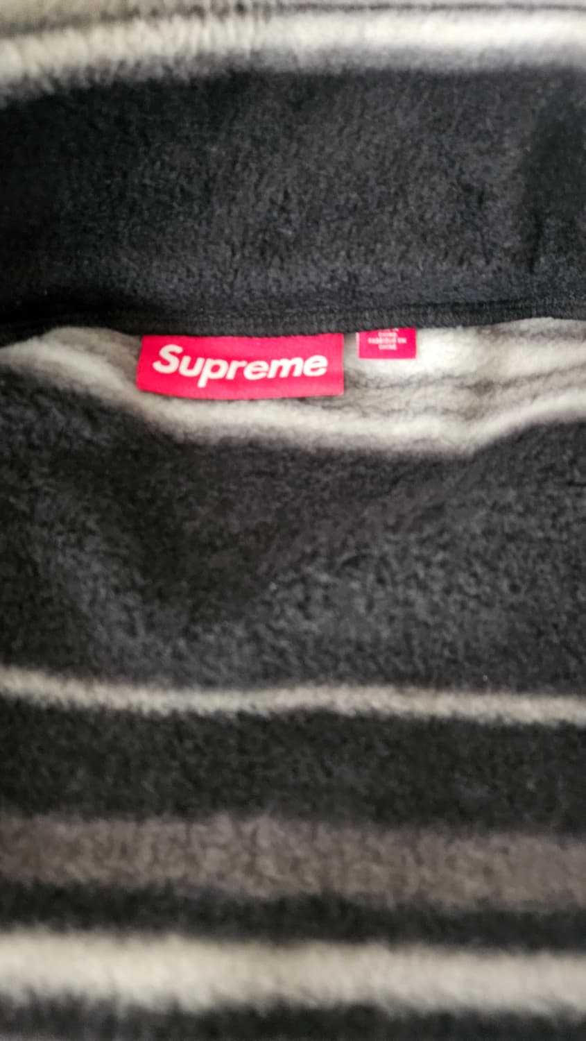 슈프림 스트라이프 플리스 집업 자켓 상품이미지3