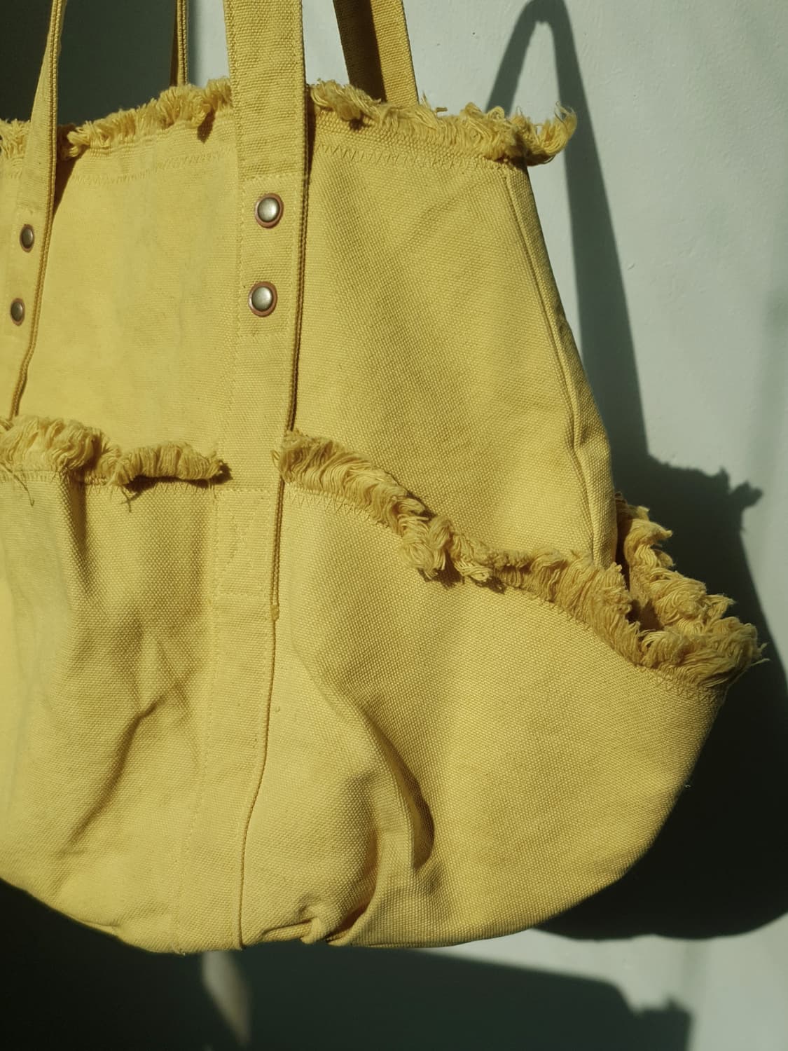 KAPITAL Fringe Canvas Tote Bag 상품이미지6