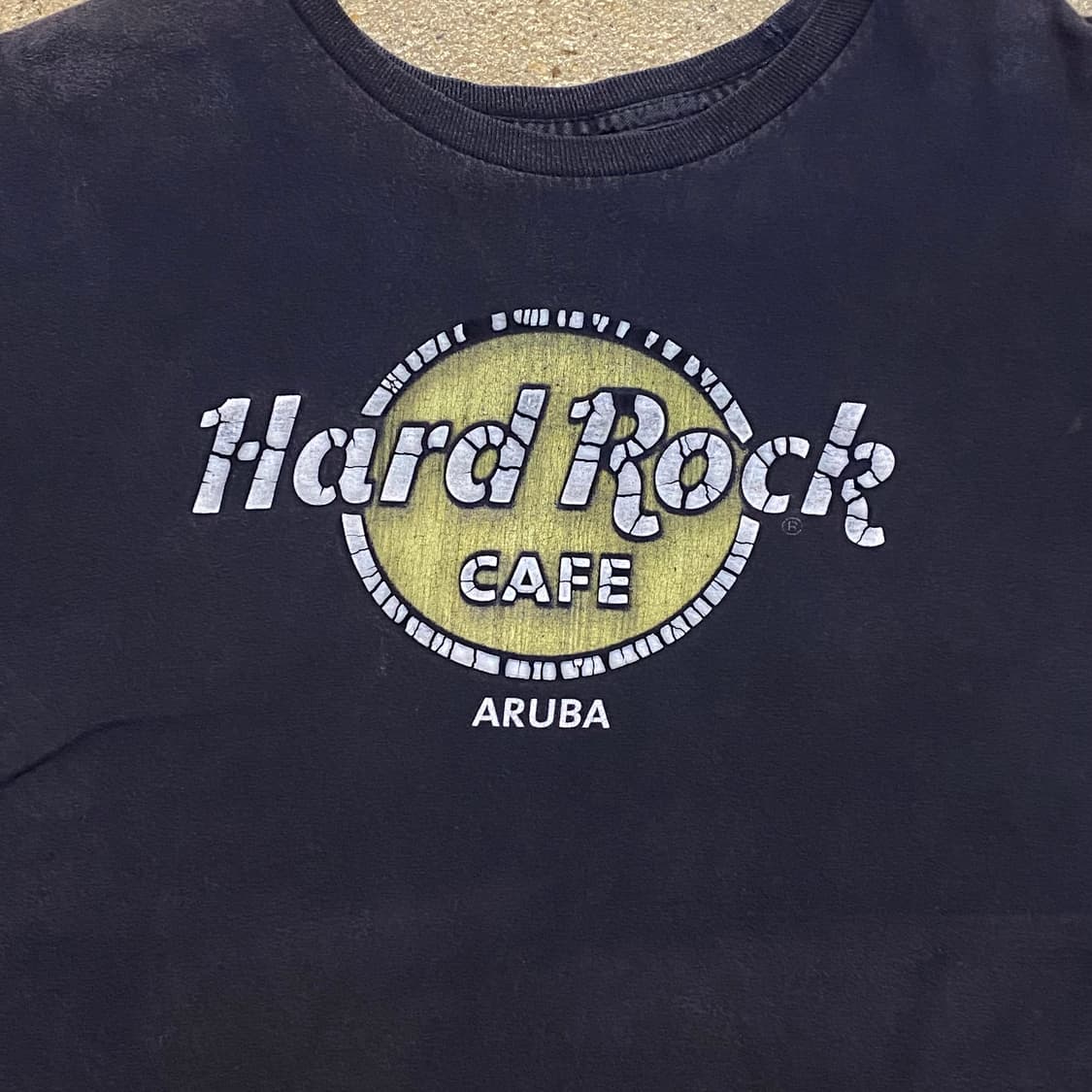 미국 빈티지 하드락 카페 ARUBA 아루바 투어티 락티셔츠 반팔티 상품이미지3