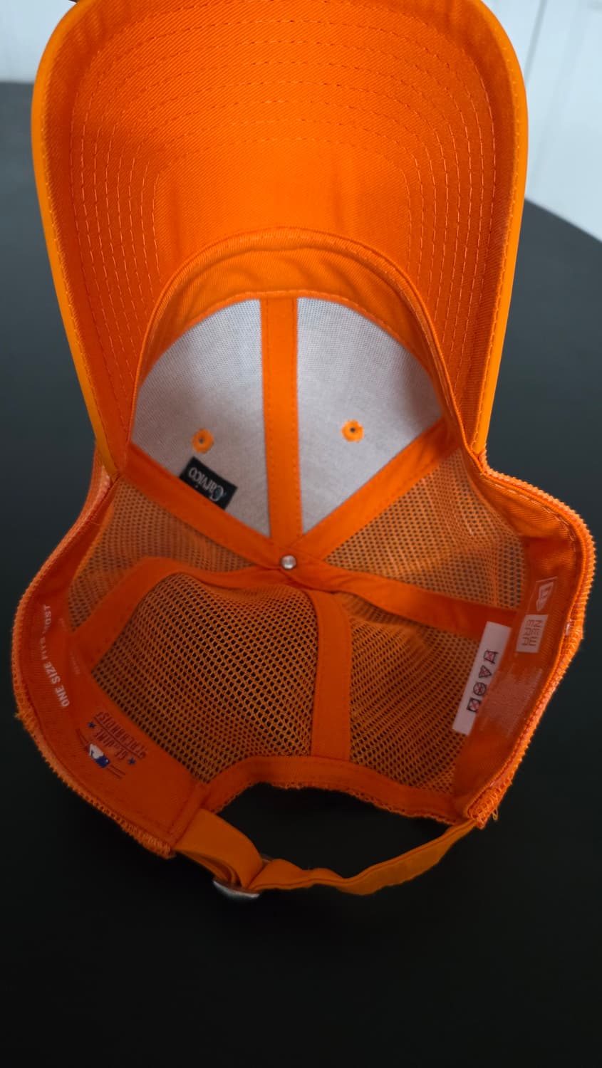 뉴에라 LA 다저스 메쉬 볼캡 오렌지 상품이미지6