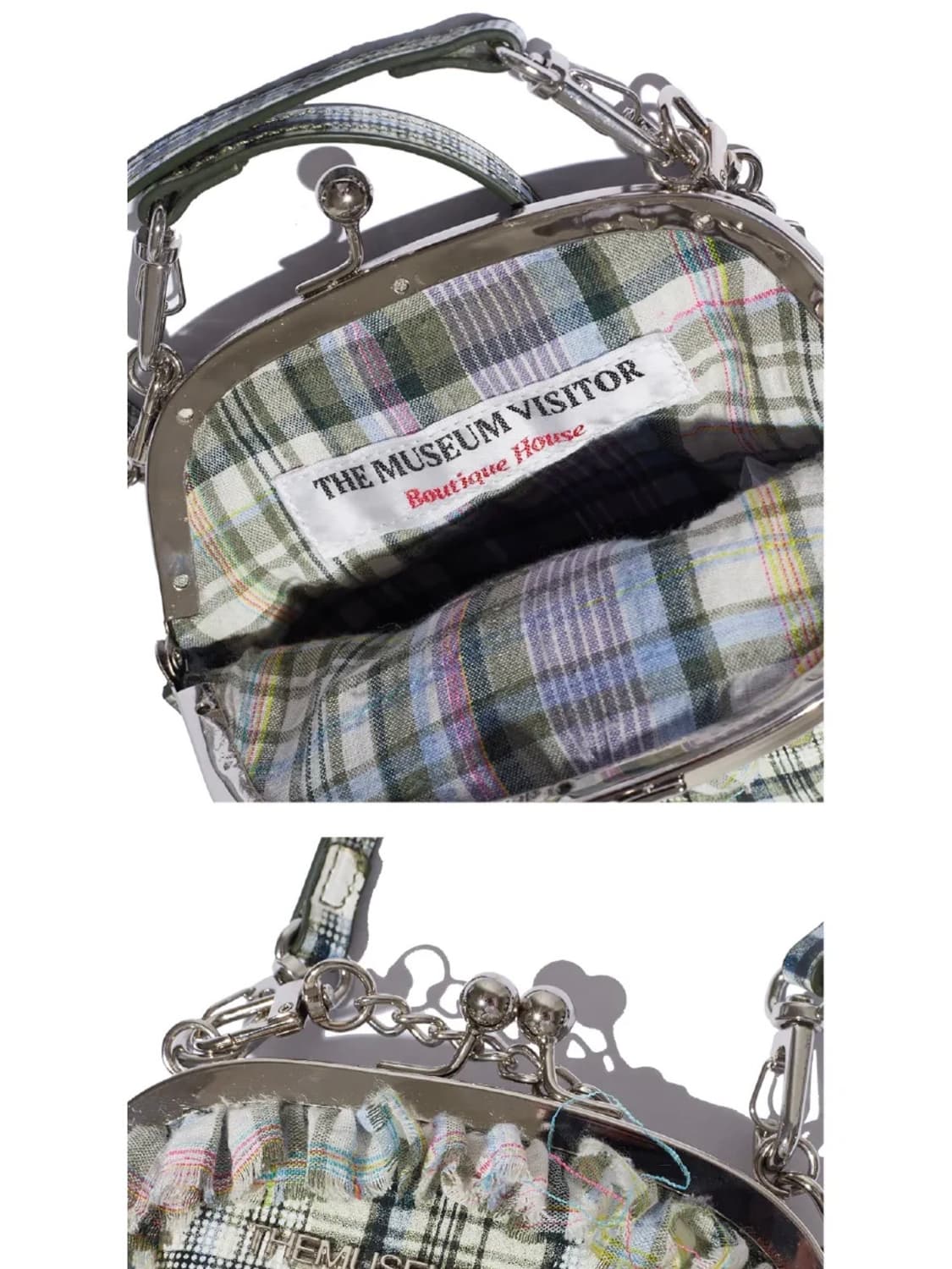 더뮤지엄비지터 CHECK PRINTED 미니백 상품이미지2