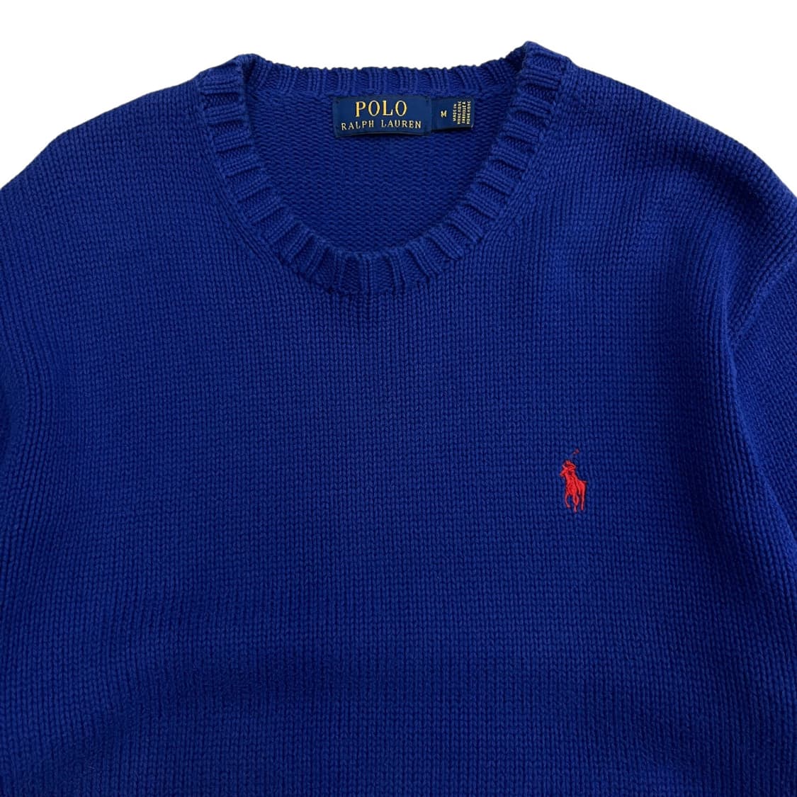 폴로 랄프로렌 레드포니 코발트블루 니트 M 상품이미지4