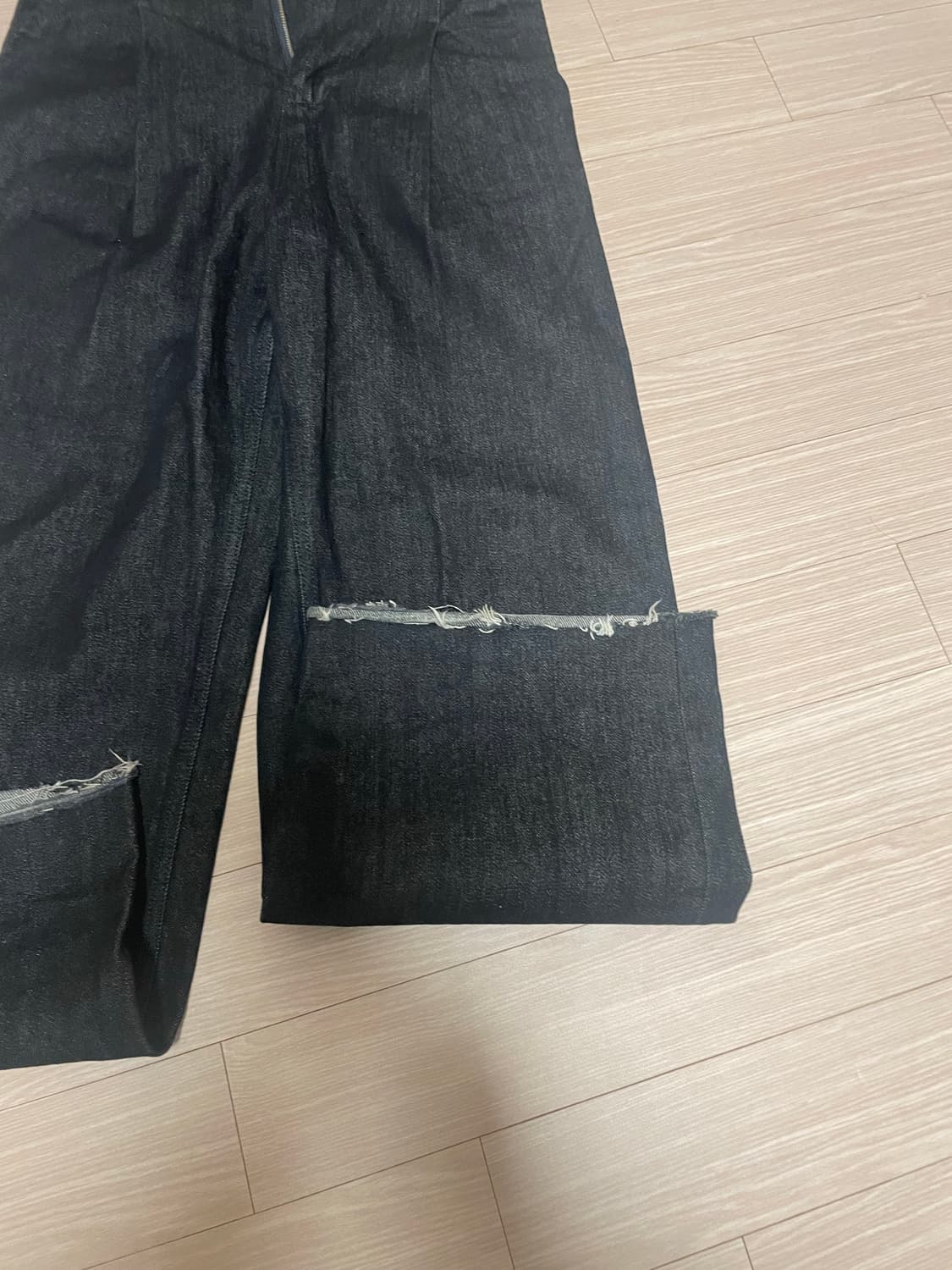 라벨아카이브 러프컷 데님 3사이즈 인디고 상품이미지4