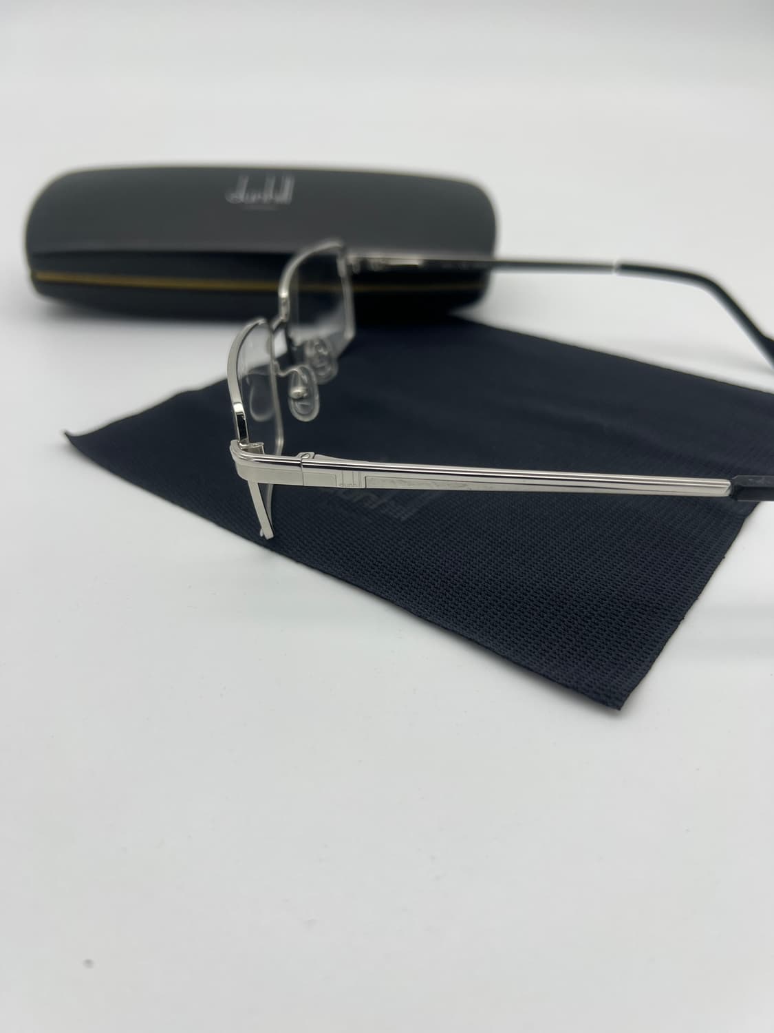 던힐 dunhill 직사각 메탈테 안경 DU10201 상품이미지10