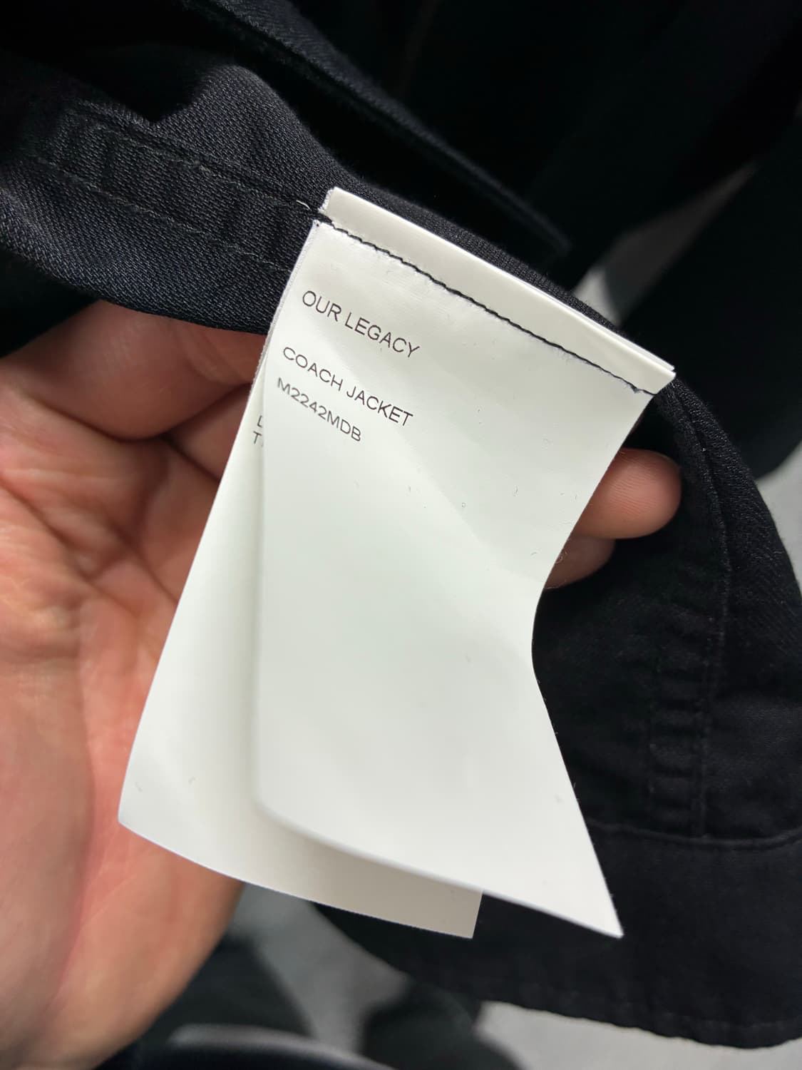 [L] 아워레가시 코치 자켓 블랙 상품이미지5