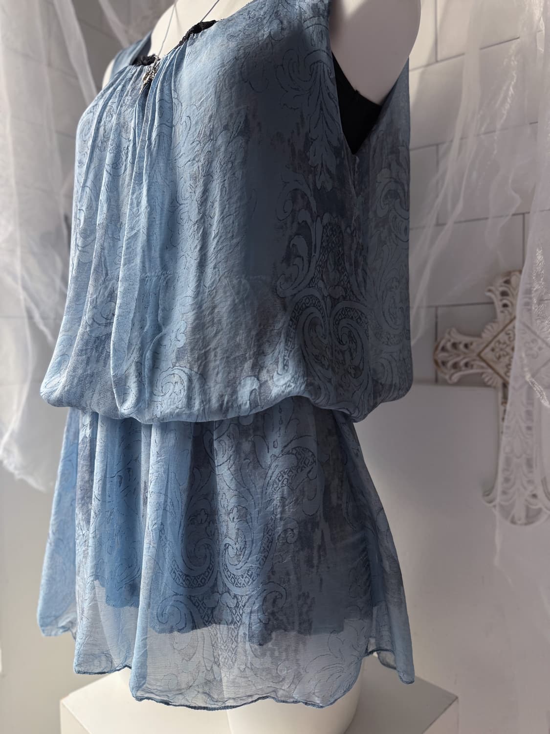 Paisley Layered Blouse 0310 상품이미지2