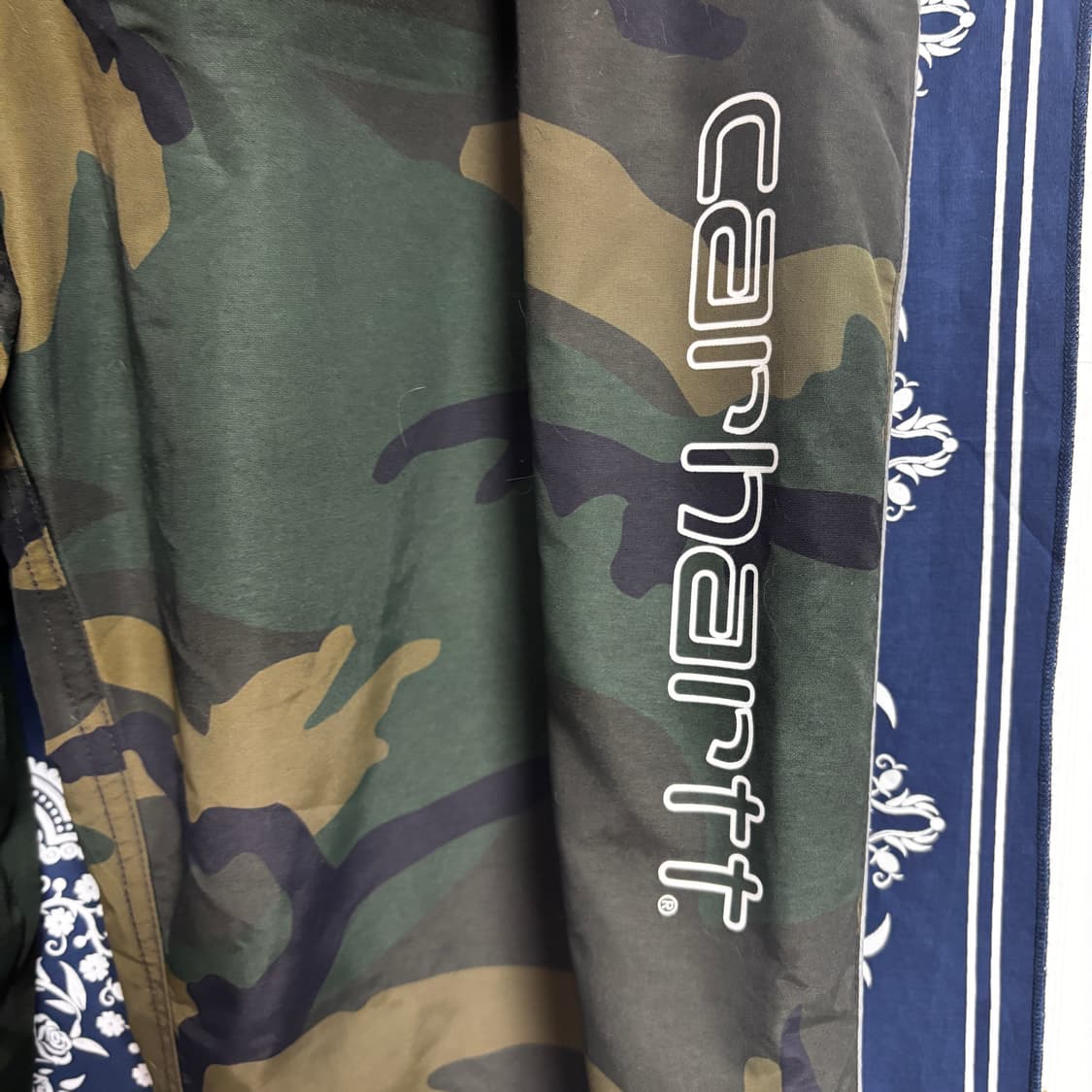 칼하트wip 카모 웜업팬츠 M 상품이미지2