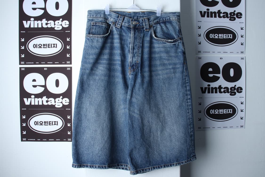 (2XL) 자라 반바지 팬츠 빅사이즈 버뮤다 데님 청-P9993 상품이미지2