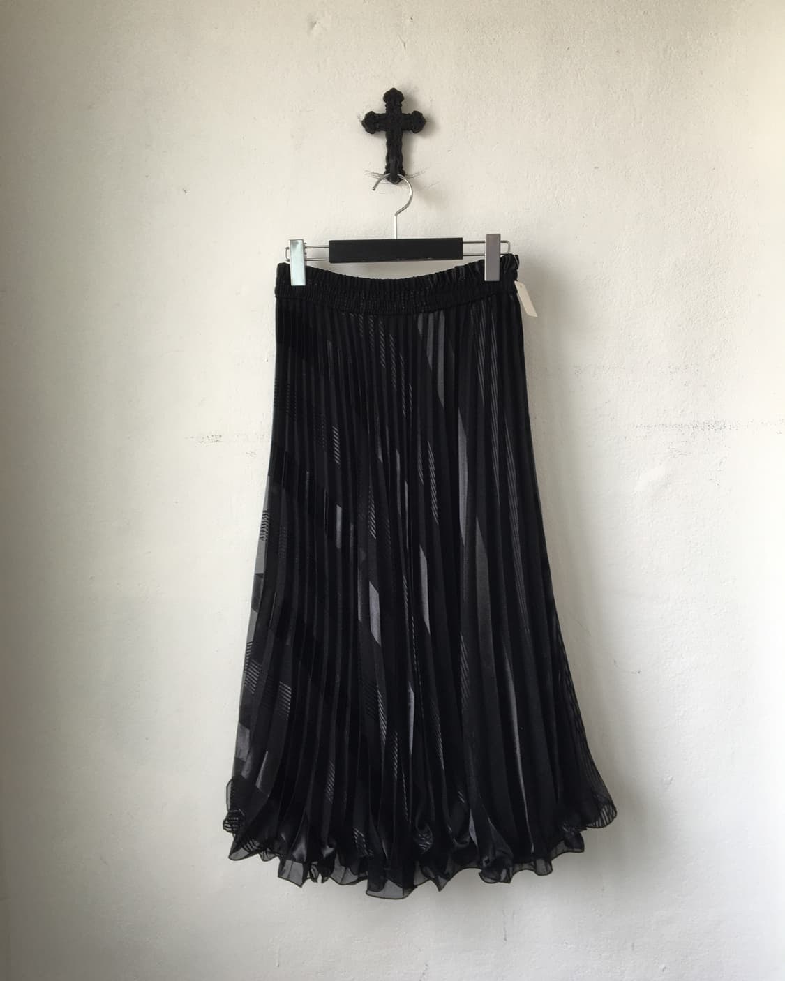 Pattern pleats skirt 상품이미지1
