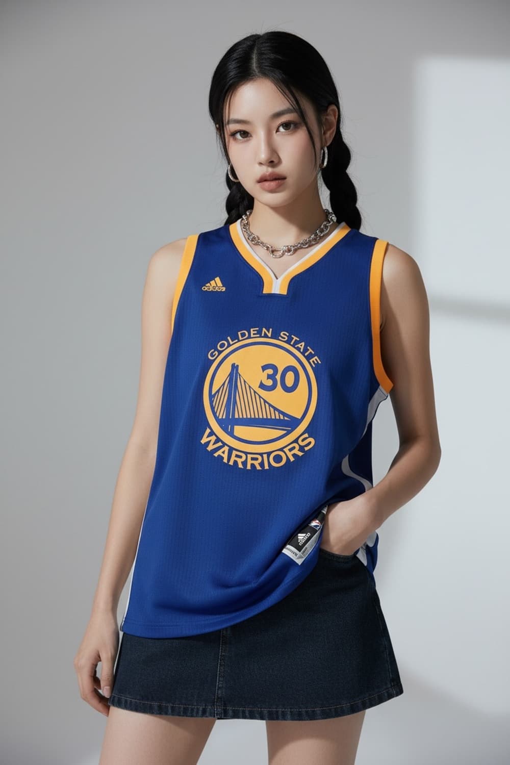 아디다스 골든스테이트 커리 유니폼 L 상품이미지1