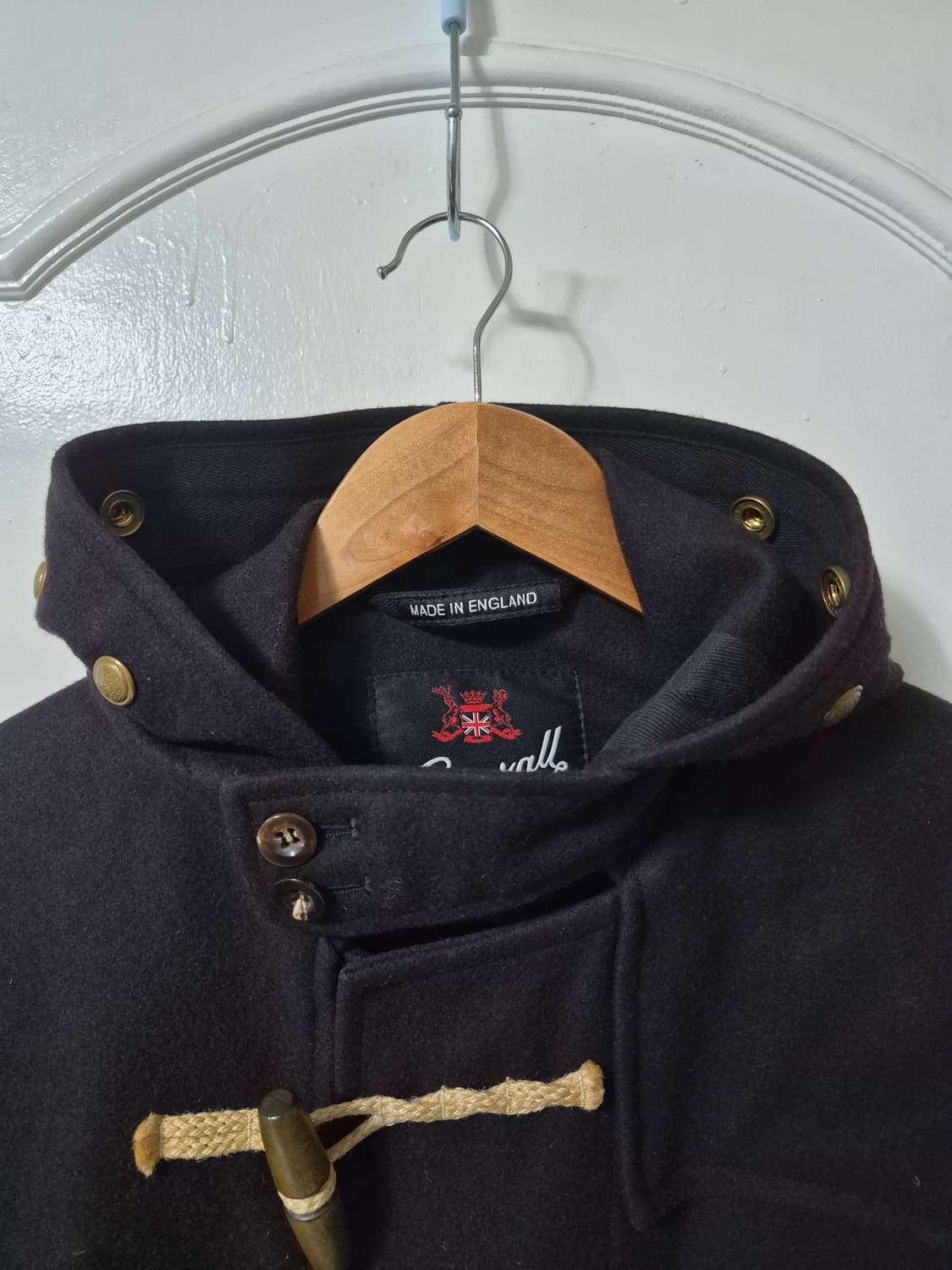 (42) 글로버올 후디드 더플코트 블랙 상품이미지2