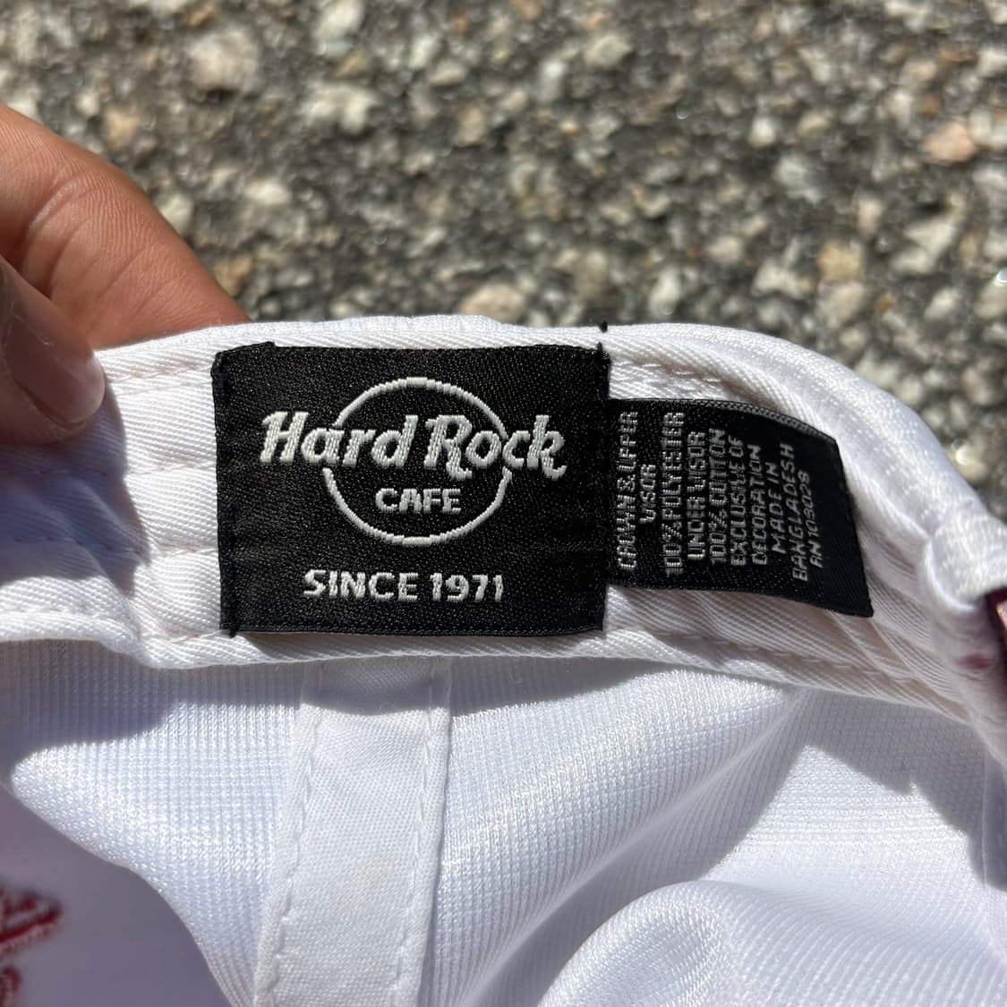 Hard Rock Cafe 하드 록 카페 화이트 볼캡 상품이미지6