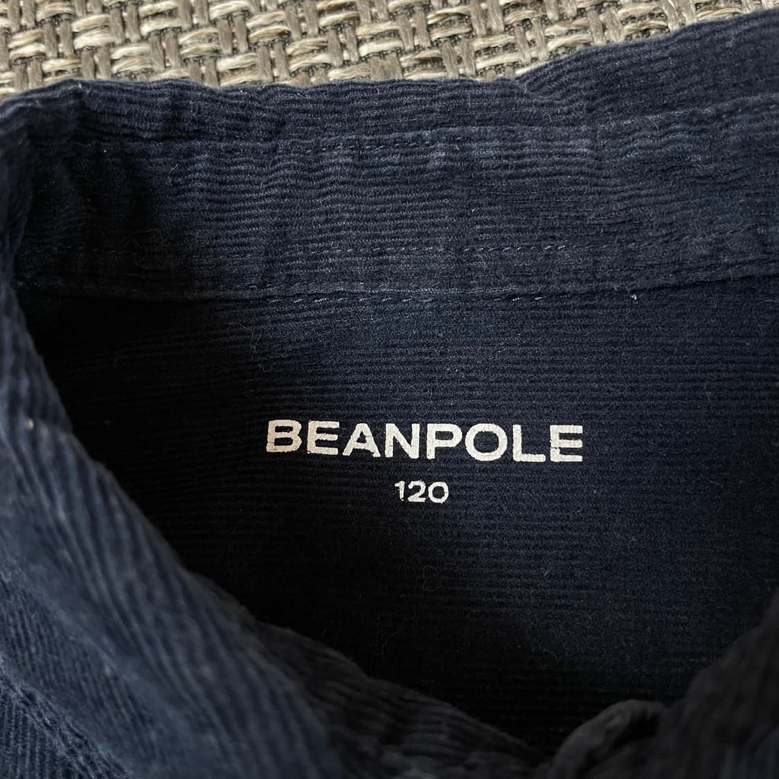 빈폴 키즈 네이비 코듀로이 긴팔 셔츠 120 상품이미지4