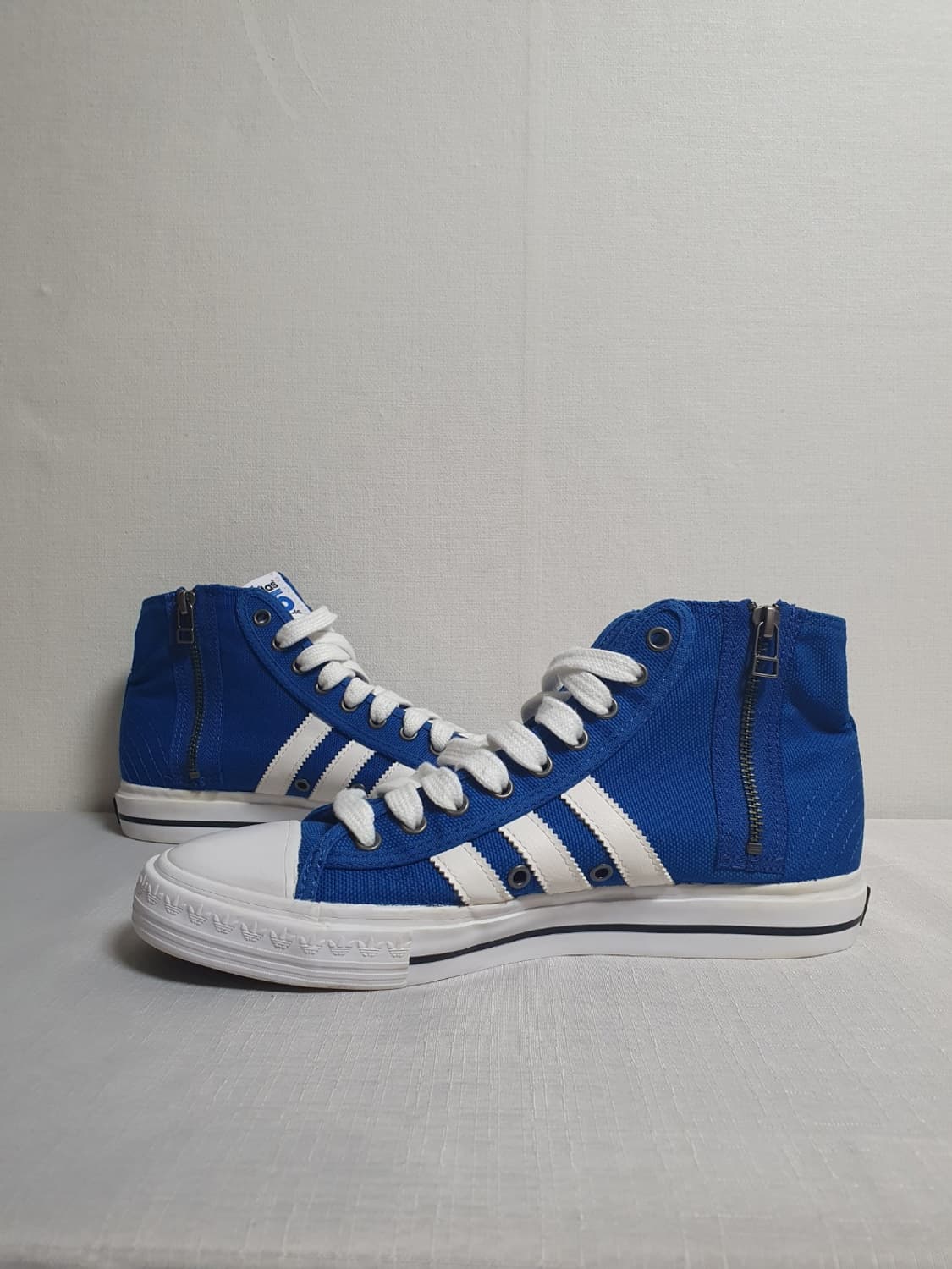 265mm 아디다스 x 니고 슈팅스타 캔버스 하이탑 다크 블루 스니커즈 상품이미지2