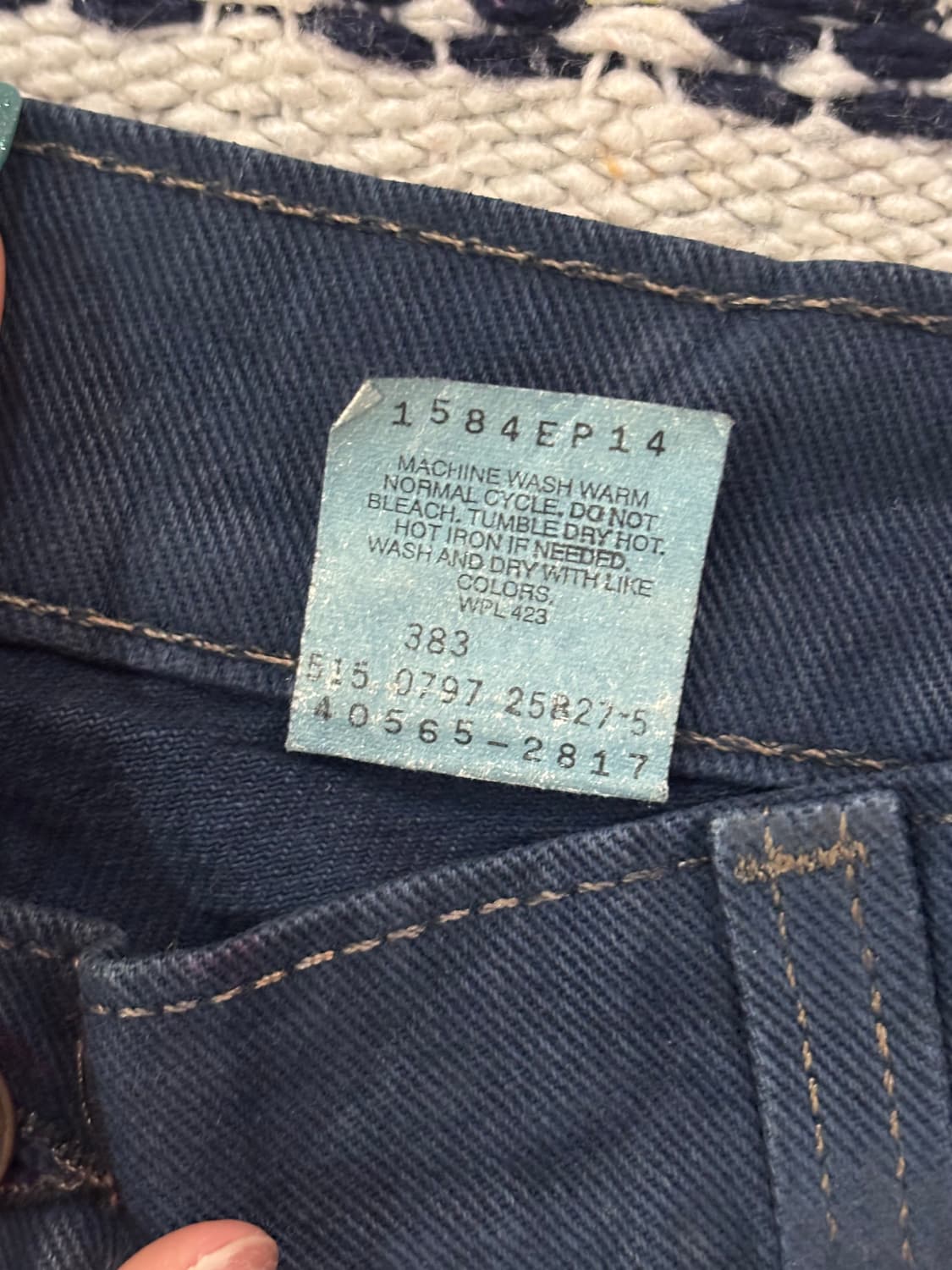 90‘s MADE IN USA 🇺🇸 리바이스 565 루즈핏 오렌지탭 상품이미지9