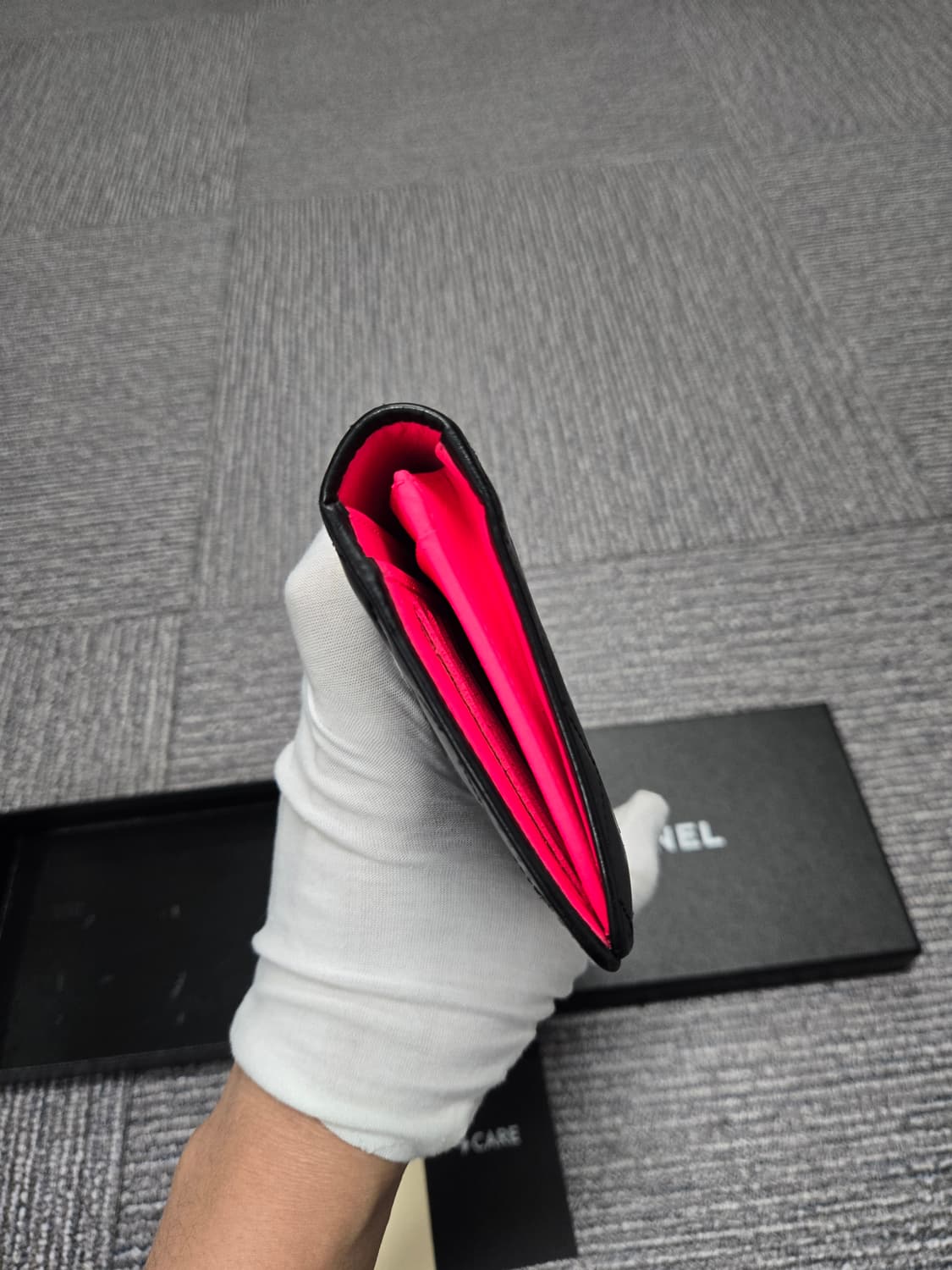 [특가][정품]샤넬 깜봉 장지갑 상품이미지4