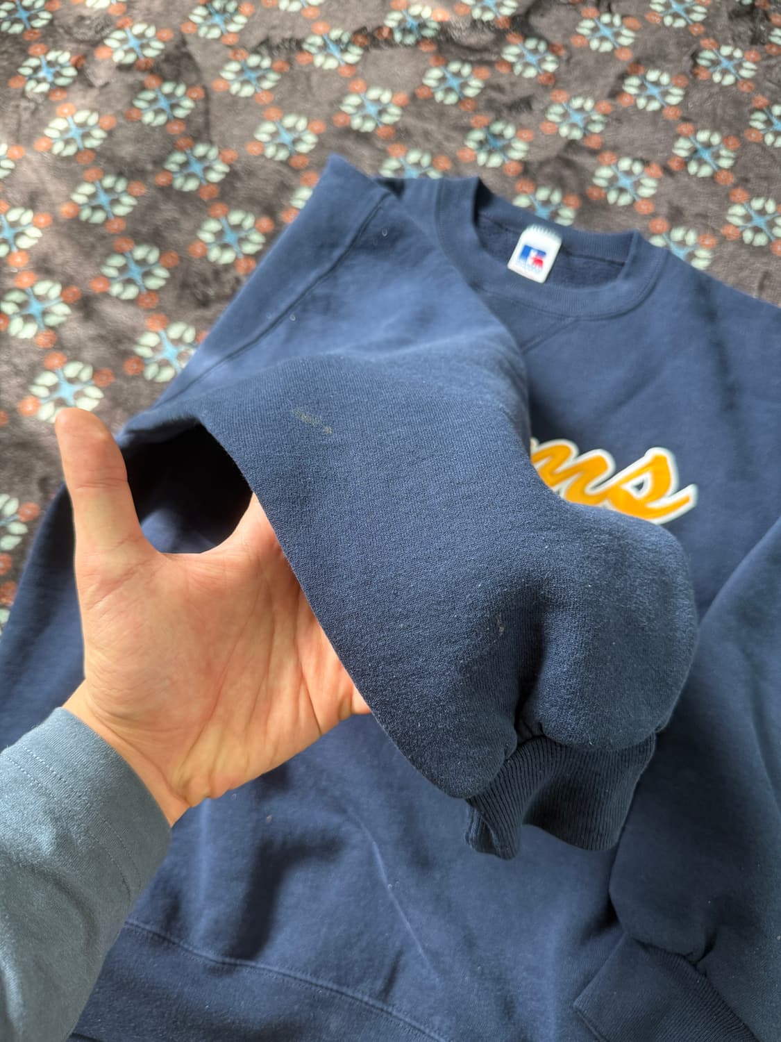 90s usa russell sweatshirt 러셀 스웻셔츠 네이비 상품이미지6