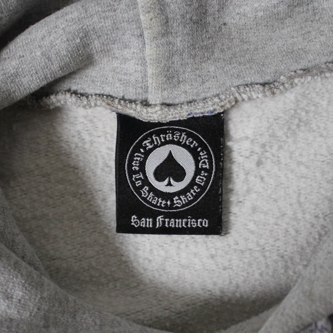 Trasher 트래셔 기모 그레이 후드티 상품이미지5