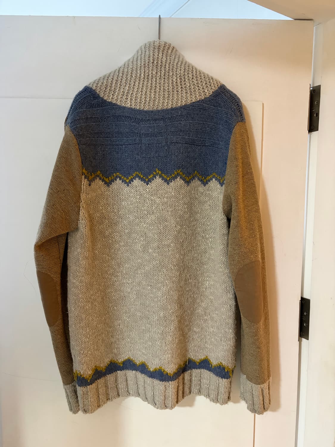 thursday island 자카드 니트 집업 상품이미지3