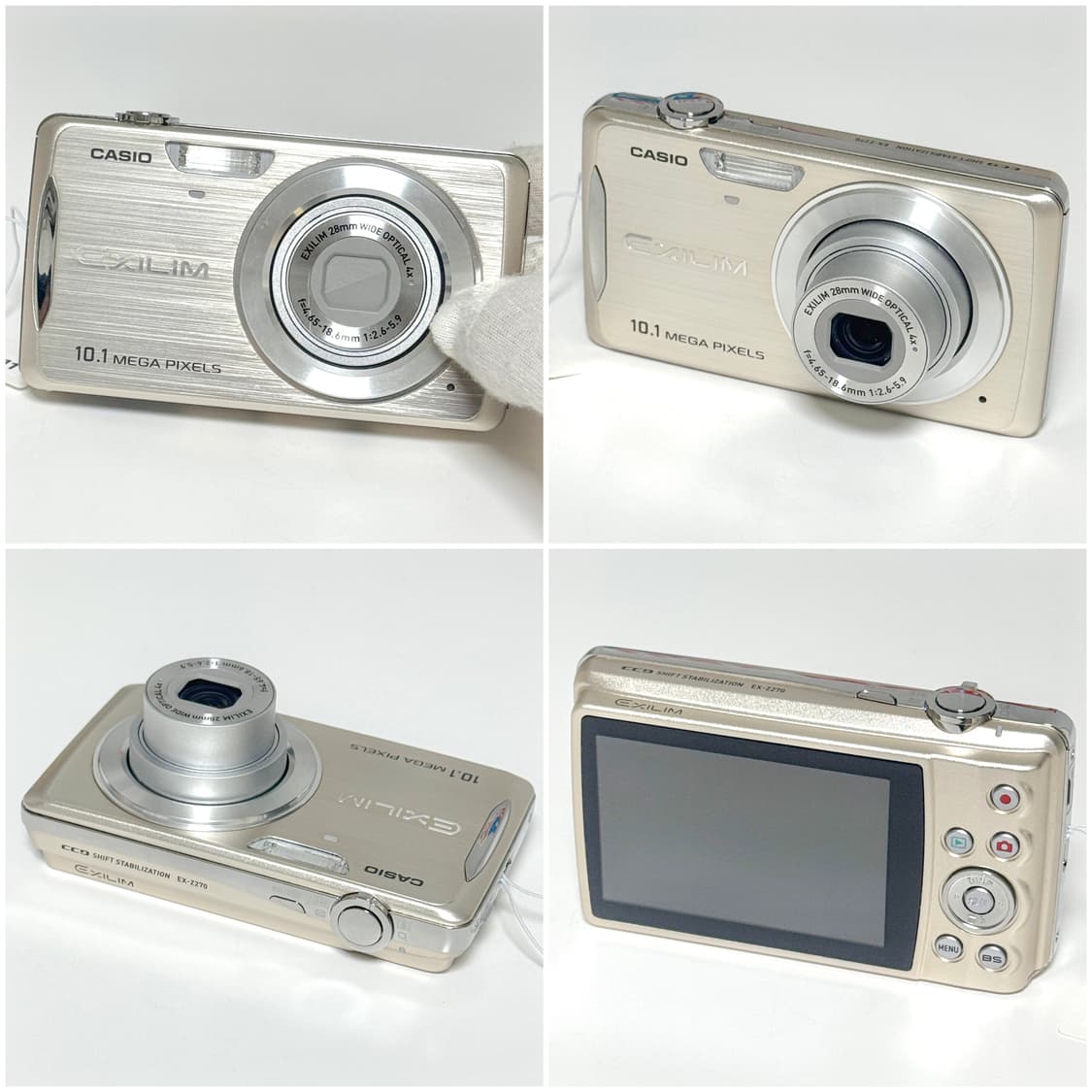 카시오 엑슬림 Z270 샴페인골드 빈티지디카 상품이미지4