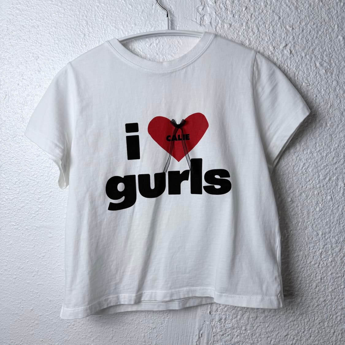 애즈이프캘리 CALIE GURLS T-SHIRT WHITE 상품이미지3