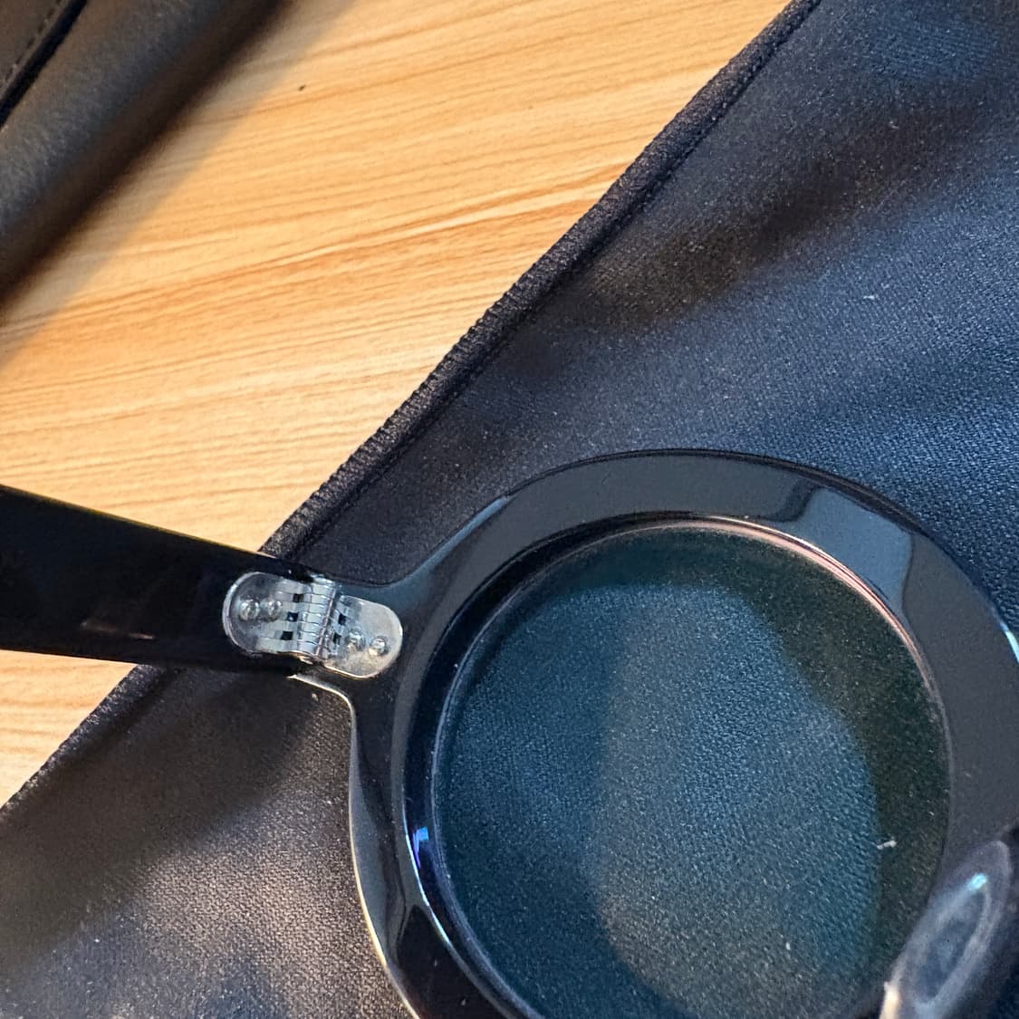 이펙터 릭 안경 블랙 원형 뿔테 상품이미지6