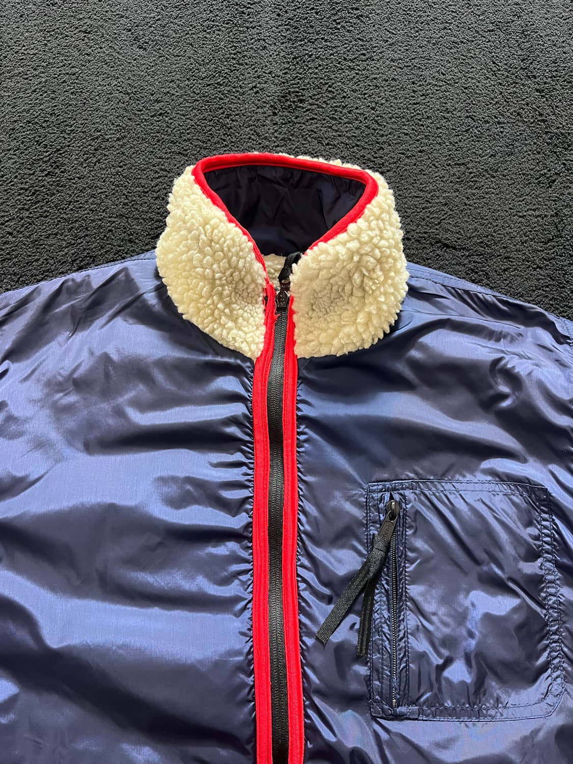 빈티지 Henry Lear by 토요엔터프라이즈 리버시블 플리스 자켓 상품이미지10