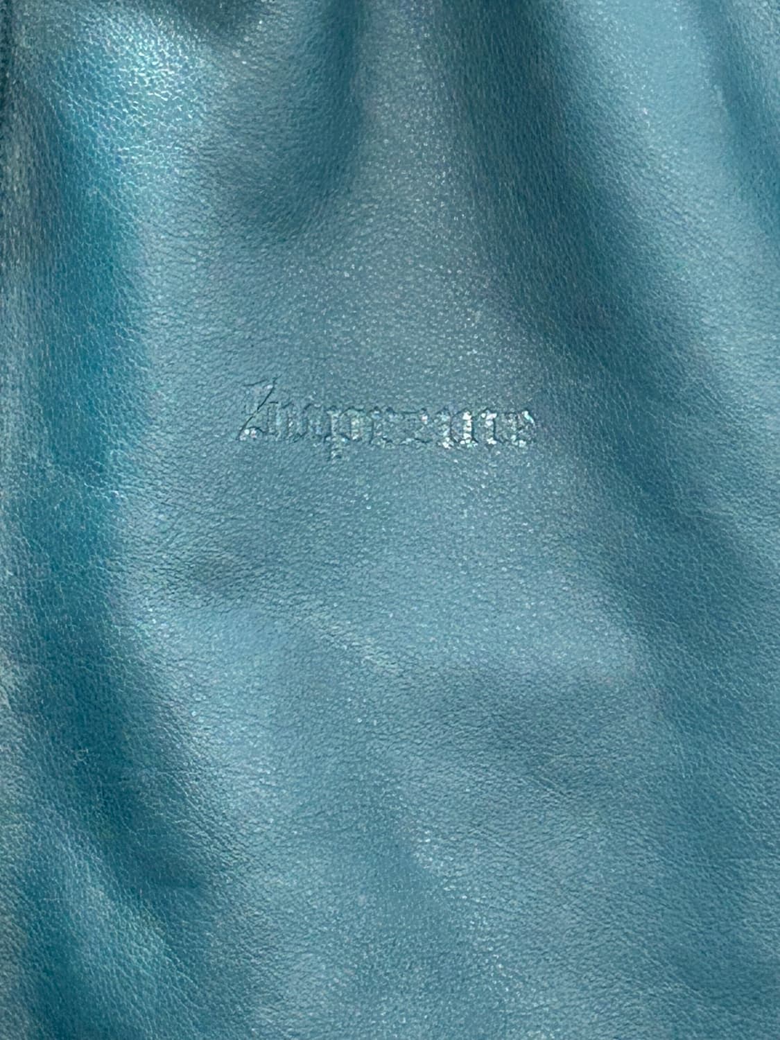 25FW 슈프림 x 쇼트 레더 레이서 자켓 틸 [L] 상품이미지2