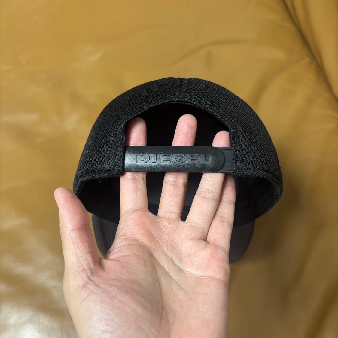 DIESEL 디젤 플라워 블랙 메쉬 6패널 볼캡 모자 (Black) 상품이미지9