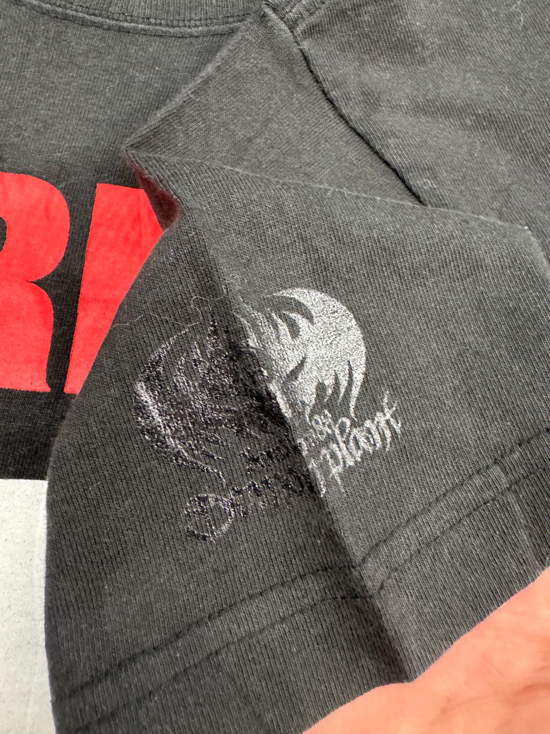 M)Kinnikuman 빈티지 Junkman 스컬 프린팅 반팔 상품이미지4