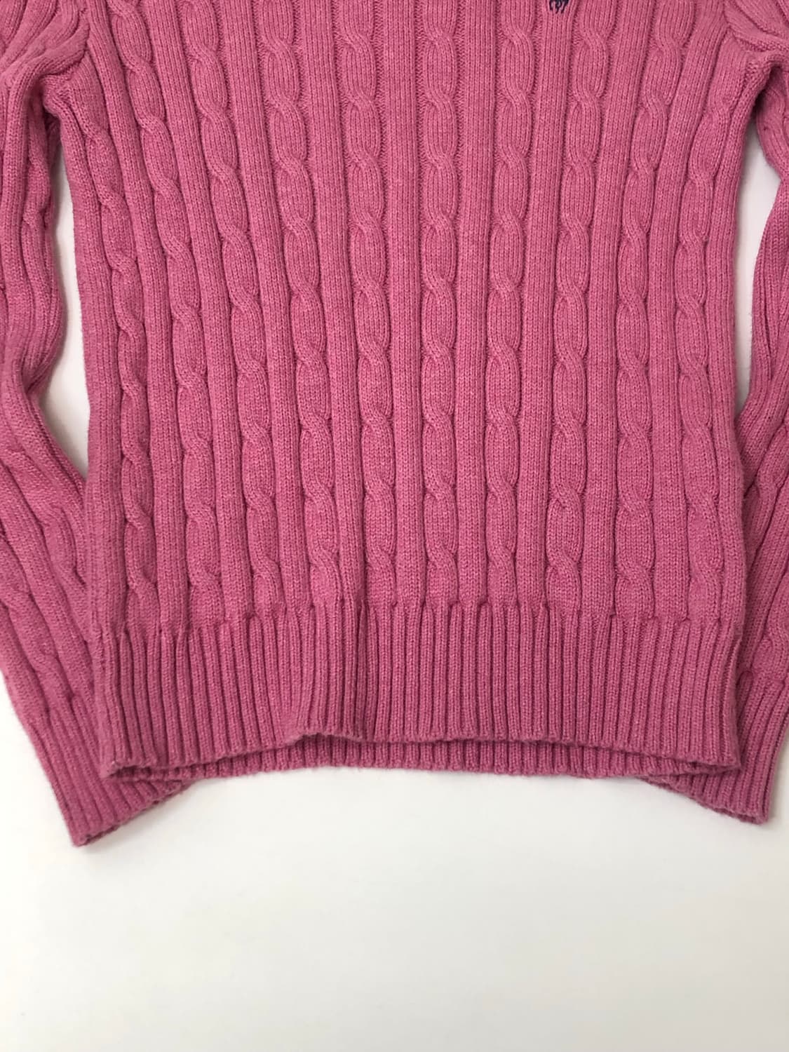 Polo 폴로 랄프로렌 핑크 케이블 니트 상품이미지5