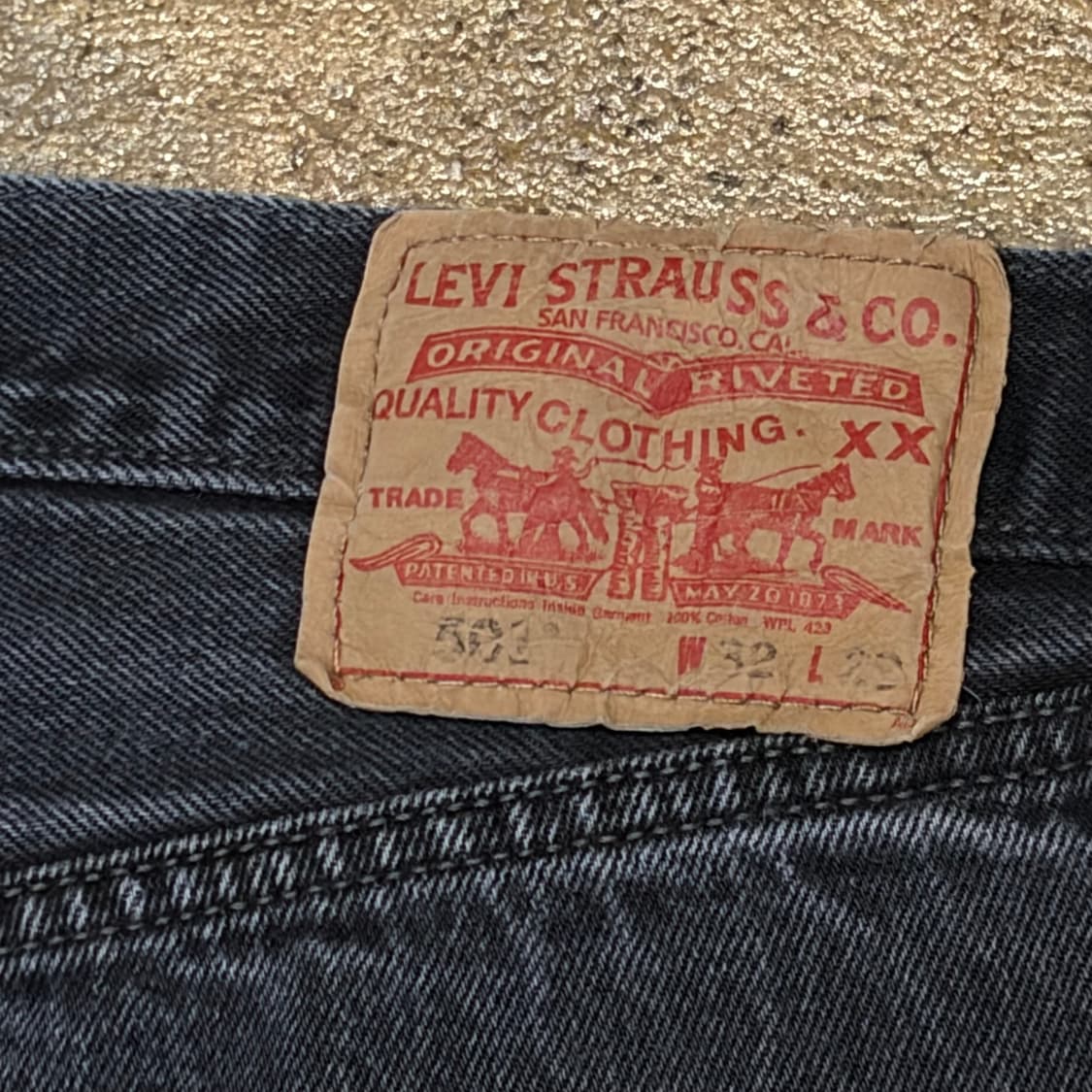 00s 미국 빈티지 리바이스 501 블랙진 청바지 상품이미지8