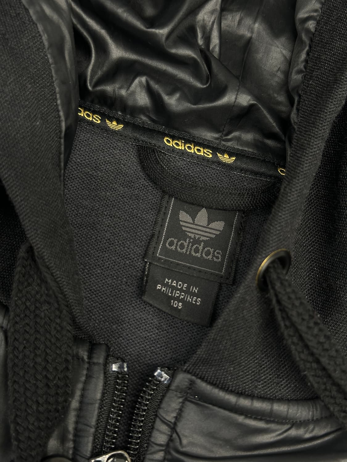 아디다스 나일론배색 후드트랙탑 저지 xl 상품이미지3