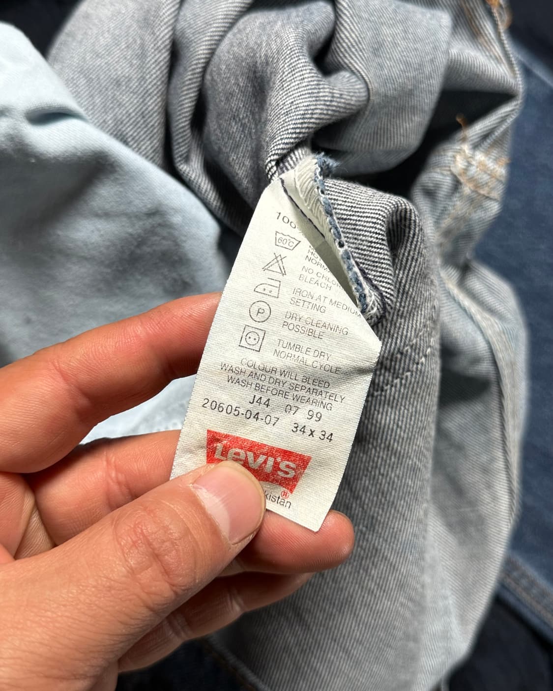 90‘s Levi's [오렌지탭] 605 슬림 테이퍼드 핏 데님 팬츠 3 상품이미지5