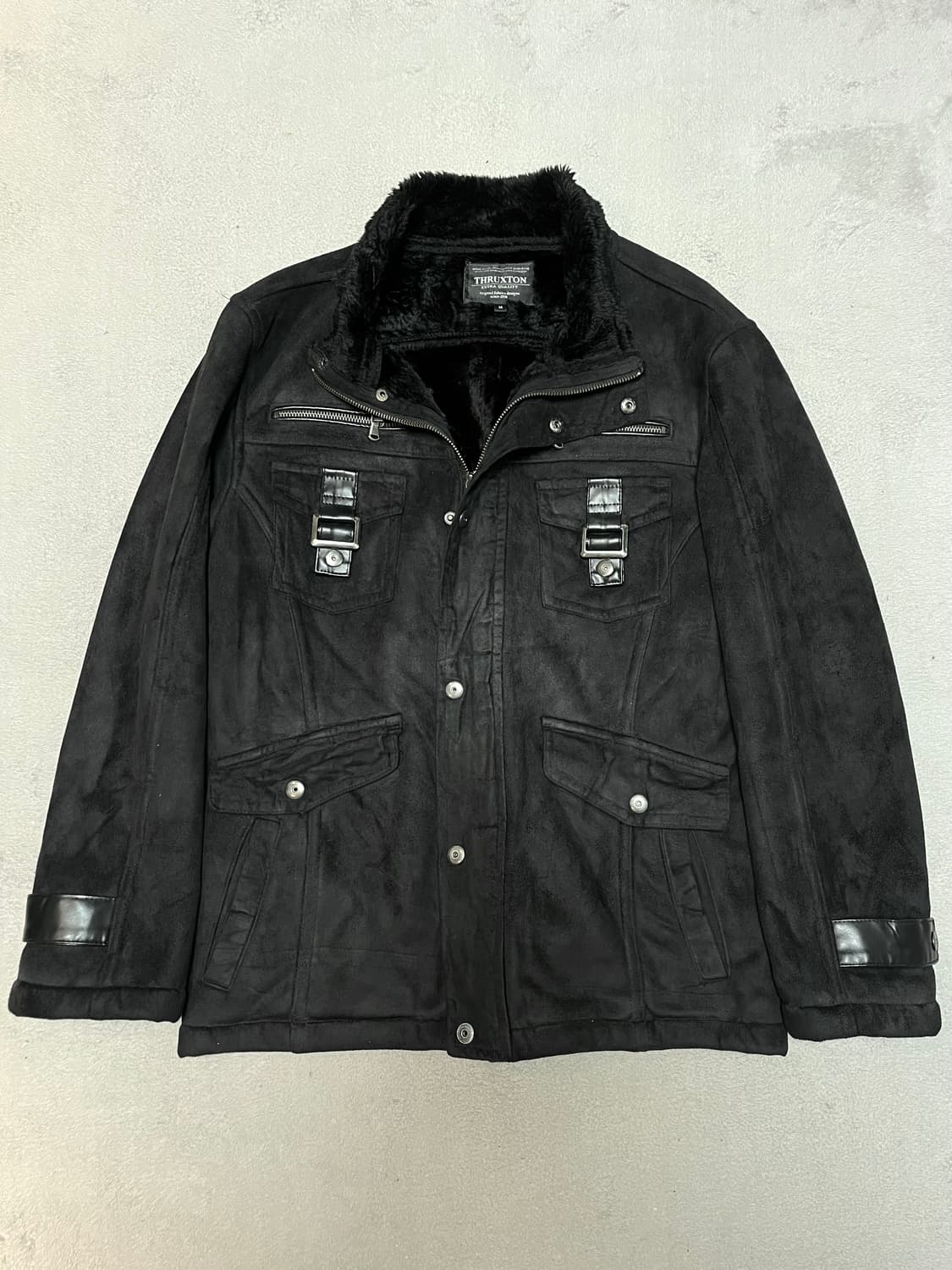 THRUXTON v-kei mood 스웨이드 무스탕 자켓 상품이미지1