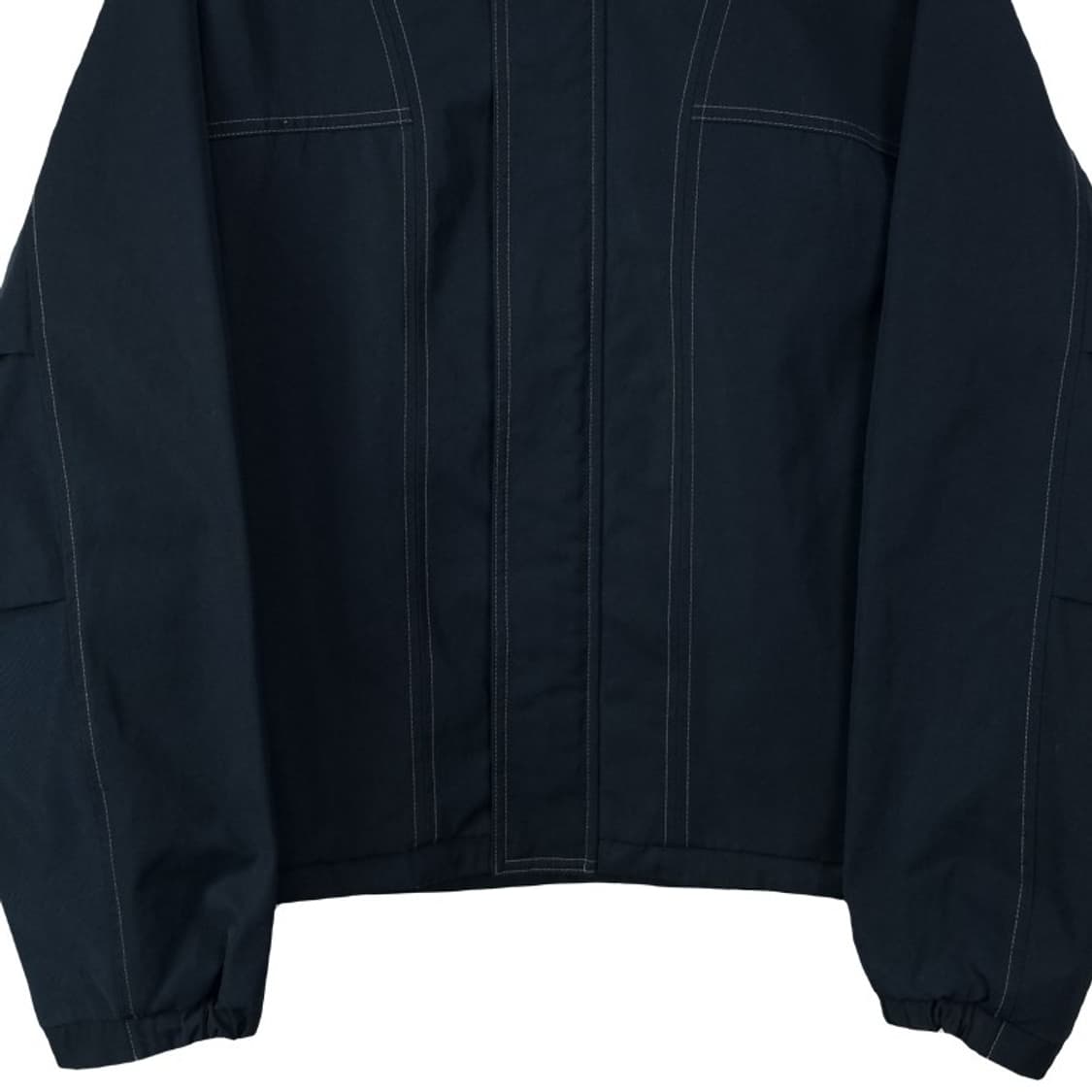 [자라] 스티치 오버핏 블루종 집업 자켓 네이비 M19267 상품이미지5