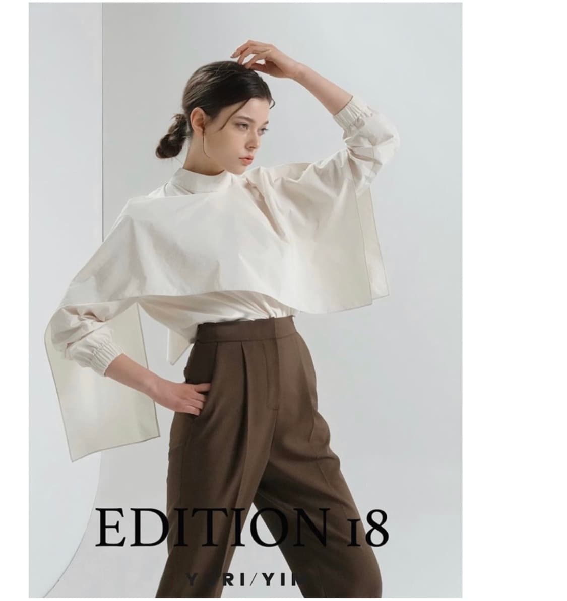 yuri yim 유리임 스카프 블라우스 상품이미지2