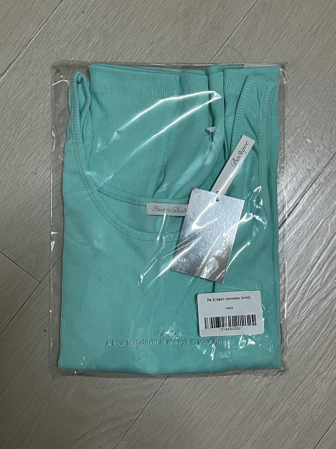 [새상품/당일배송] 샵페어리 베이직 슬리브리스 민트, 샵페어리 레이스 상품이미지2