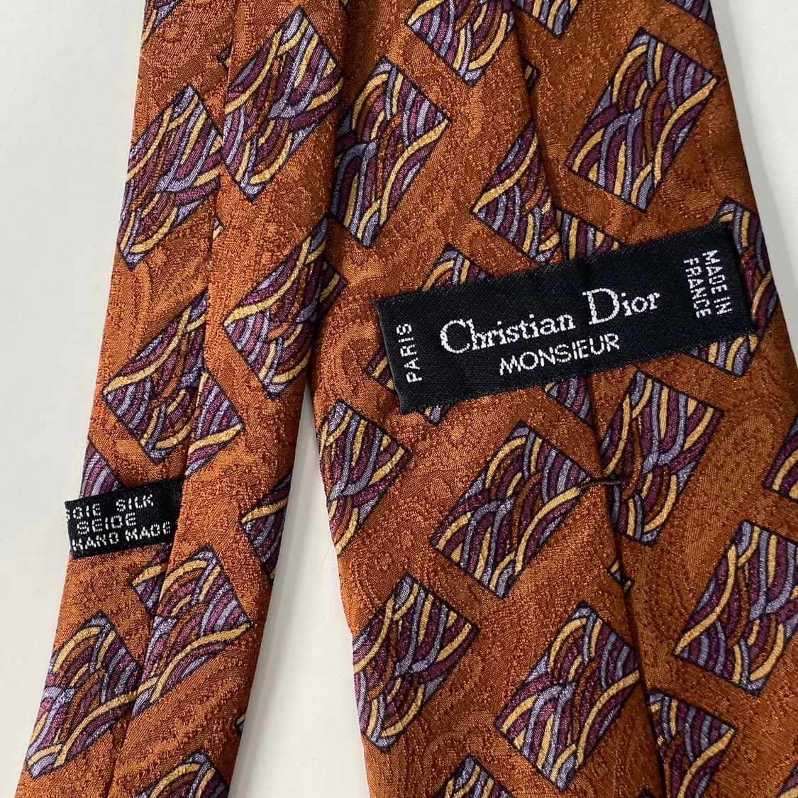 크리스찬 디올(Dior) 페이즐리 정품 명품넥타이 상품이미지6