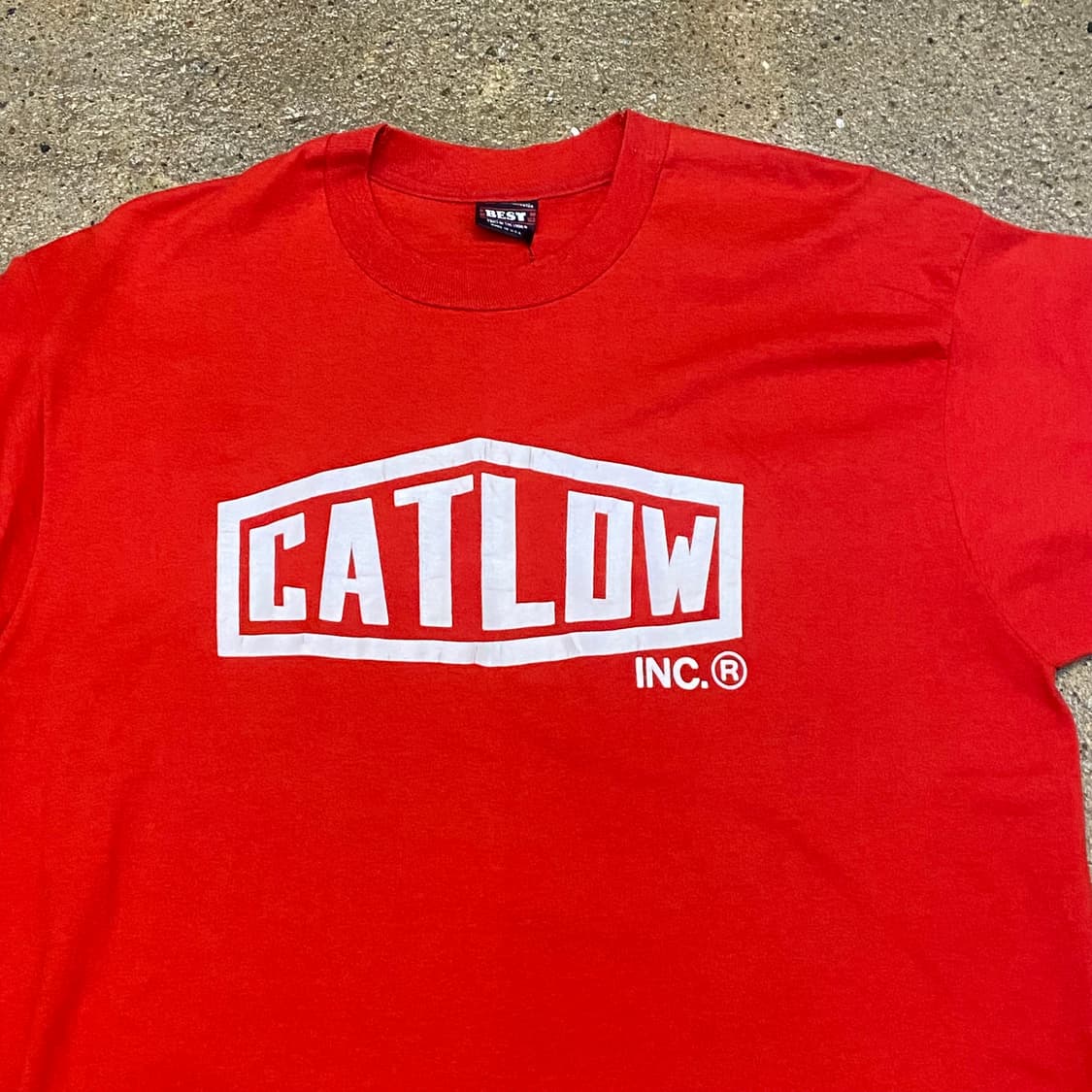 90s 미국 빈티지 CATLOW 싱글스티치 반팔티 상품이미지3