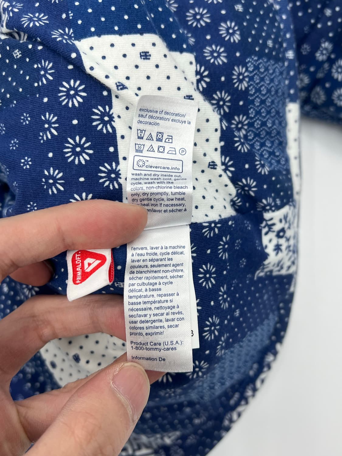 타미힐피거 패이즐리 패턴 패딩 상품이미지5