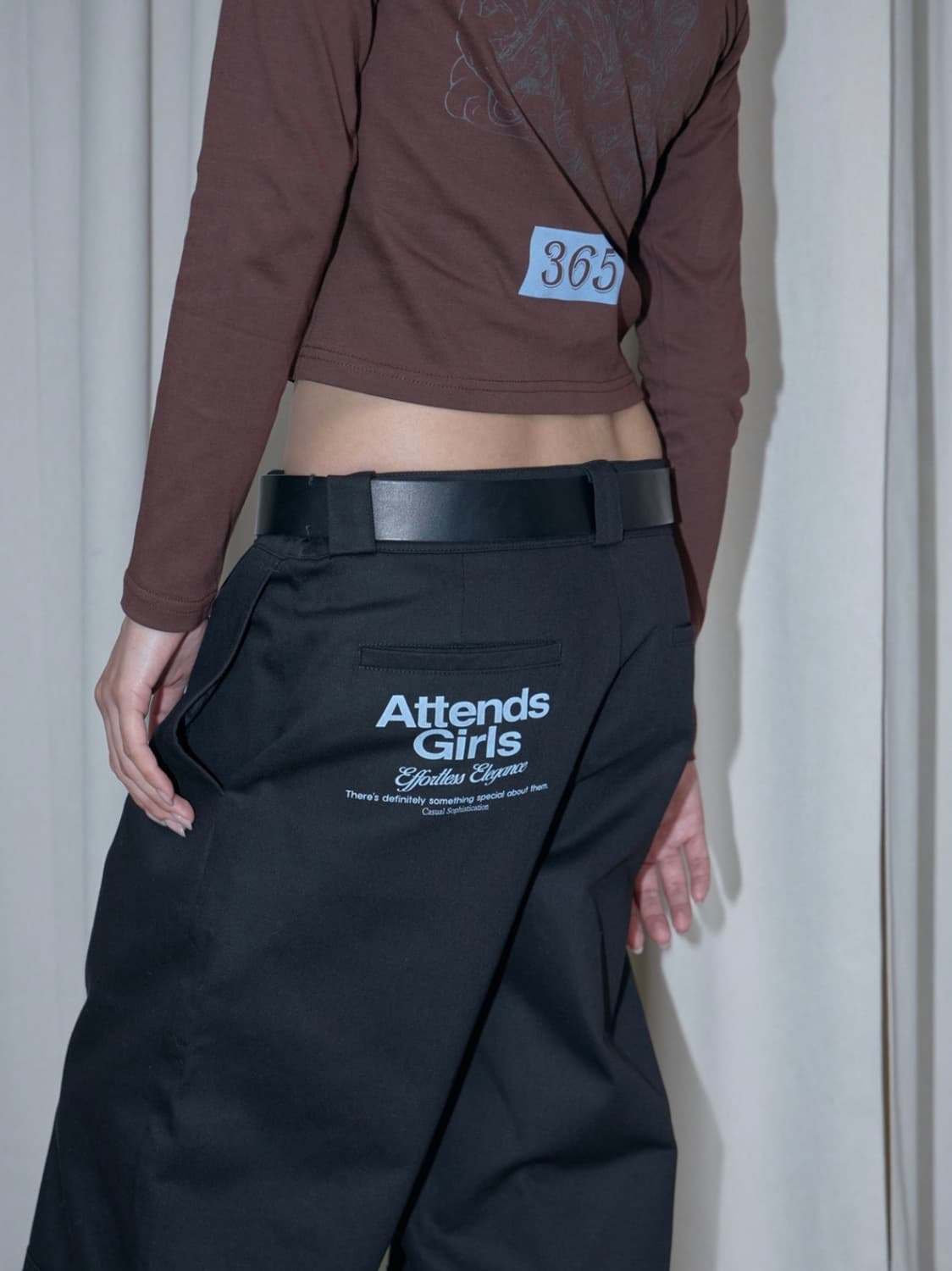 샵어텐즈 치노팬츠 블랙 상품이미지6