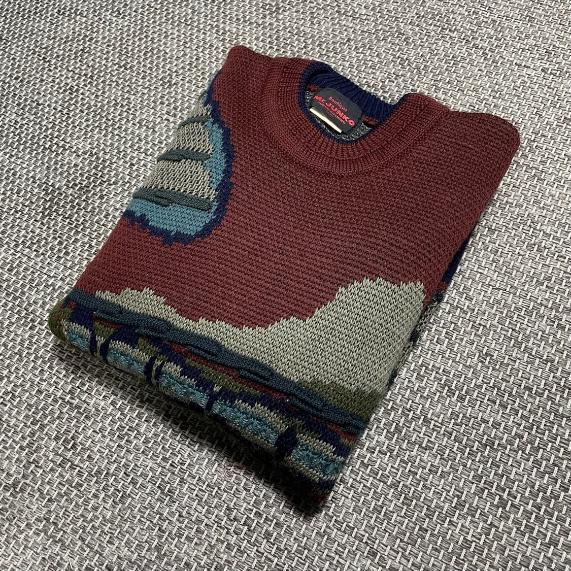 XL 빈티지 퓨어울 니트 상품이미지2