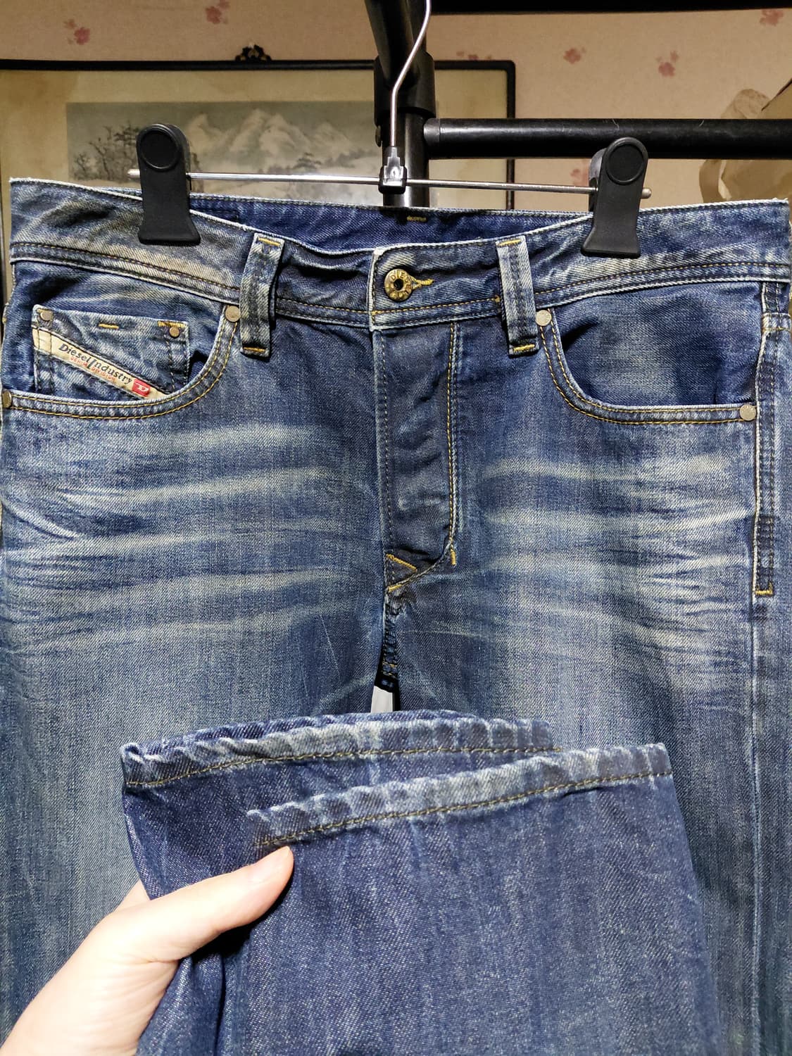 [디젤]라키(LARKEE-T)803M 레귤러테이퍼드핏 데님 청바지 31 상품이미지9