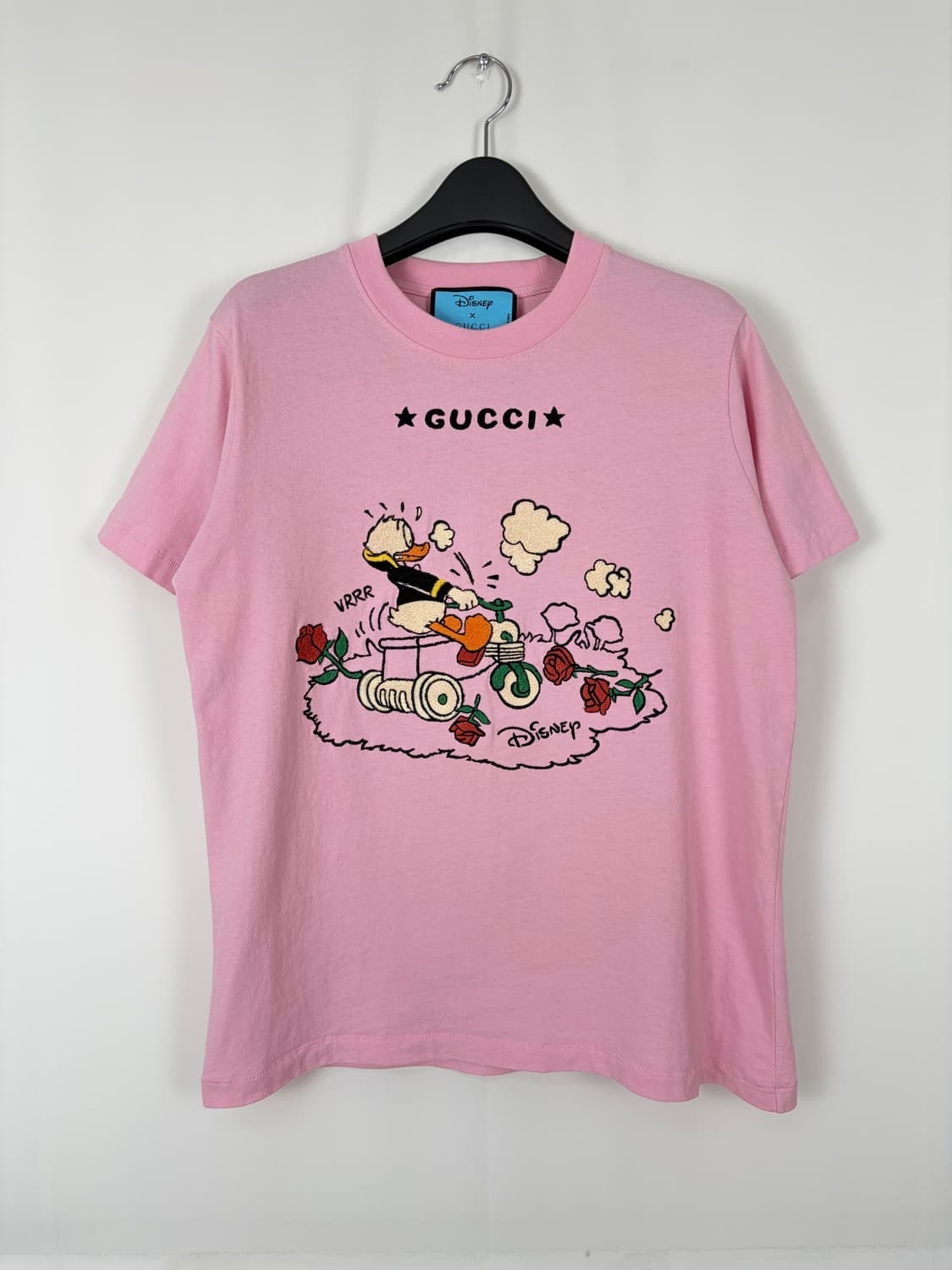 a282) 구찌 x 디즈니 도널드덕 자수 티셔츠 상품이미지1