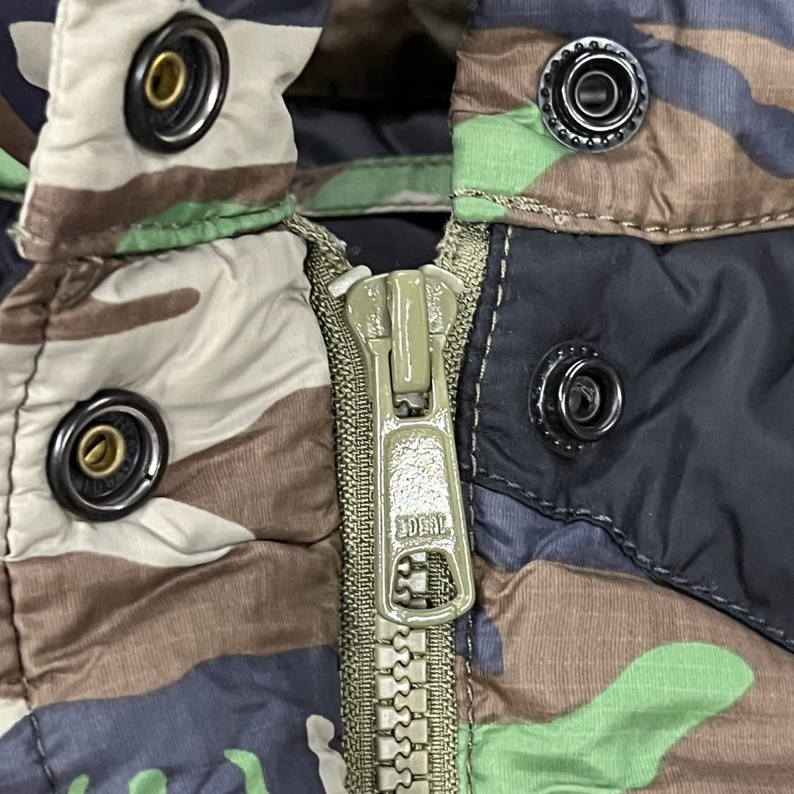 [정품/XS] 폴로 데님앤서플라이 카모 패딩 조끼 b17 상품이미지6