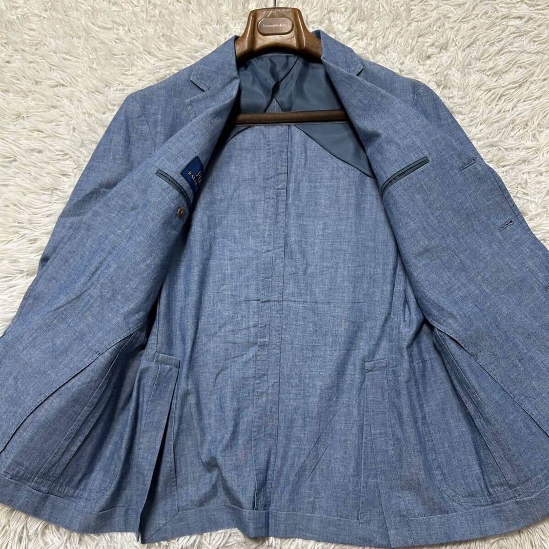 [택포] 폴로 랄프 로렌 샴브레이 코튼 스포츠 자켓 상품이미지5