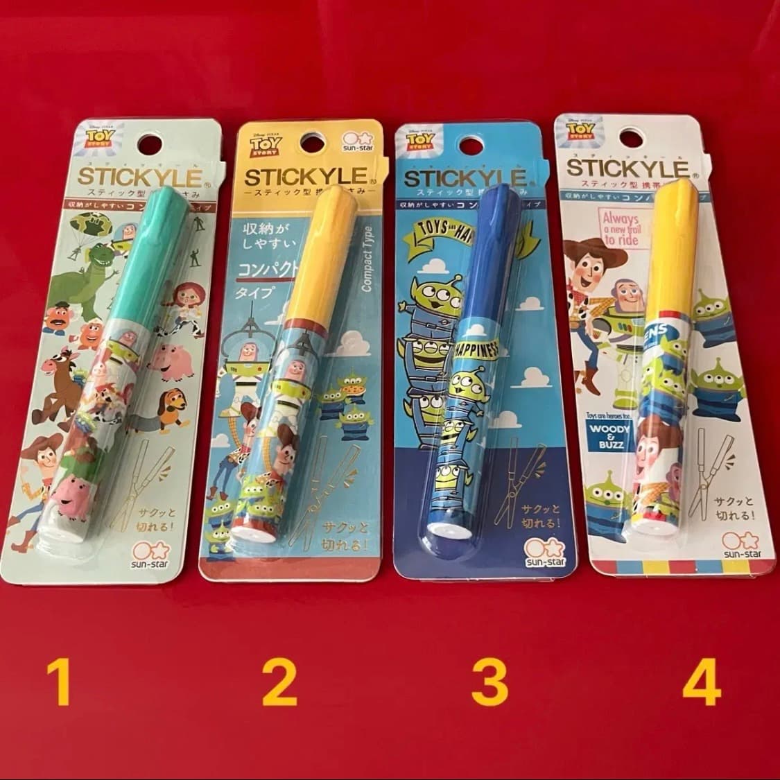 미개봉/새상품) 디즈니 픽사 토이스토리 스티킬 컴팩트 가위 상품이미지1