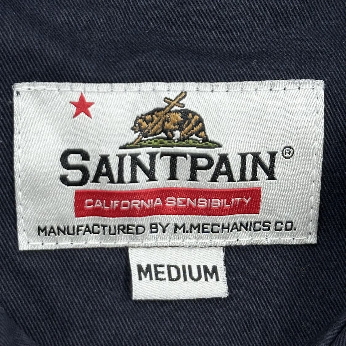 세인트페인 미카엘 네이비 코튼 코치자켓 (M) 상품이미지7