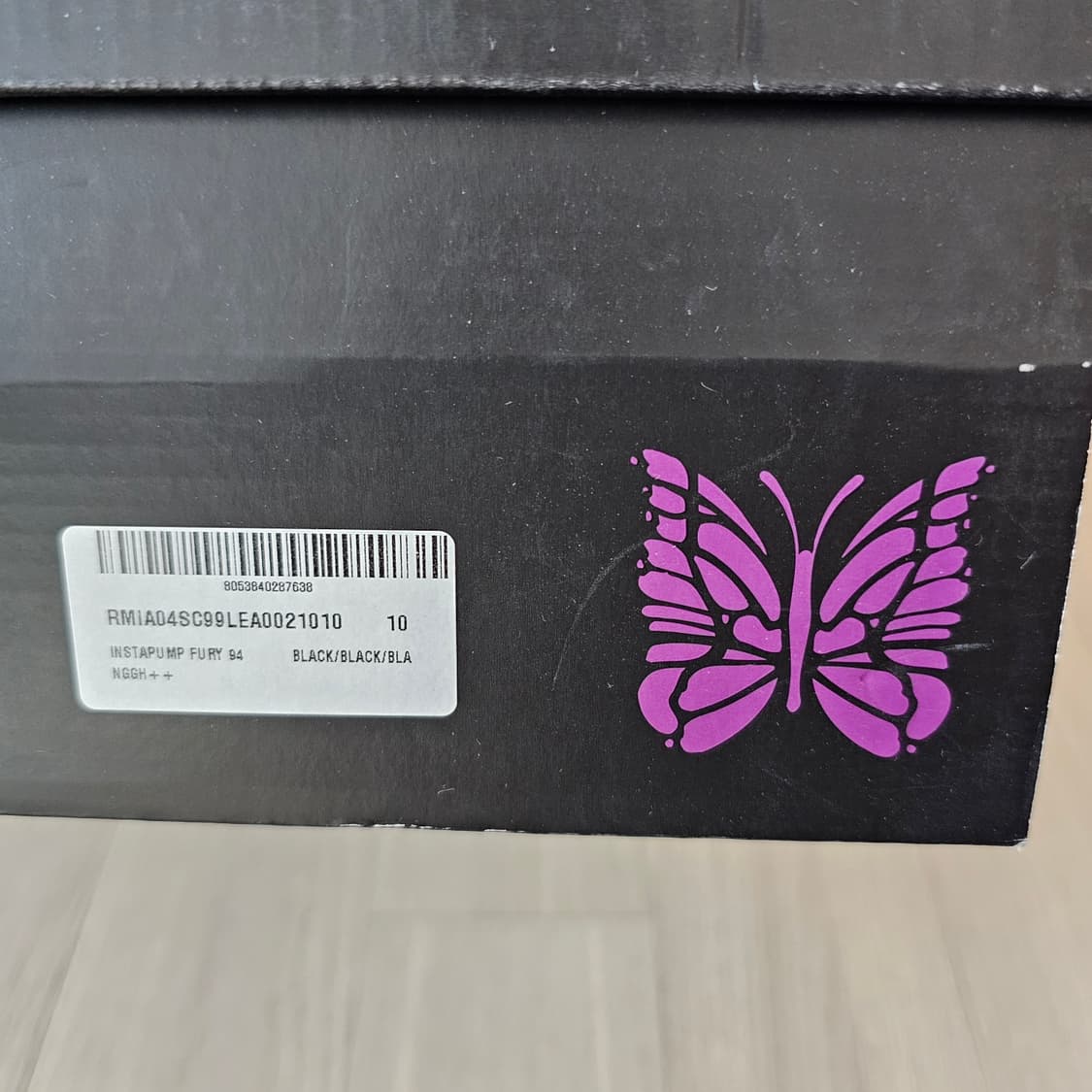280 새제품) 리복 x 니들스 인스타펌프 퓨리 94 블랙 상품이미지8